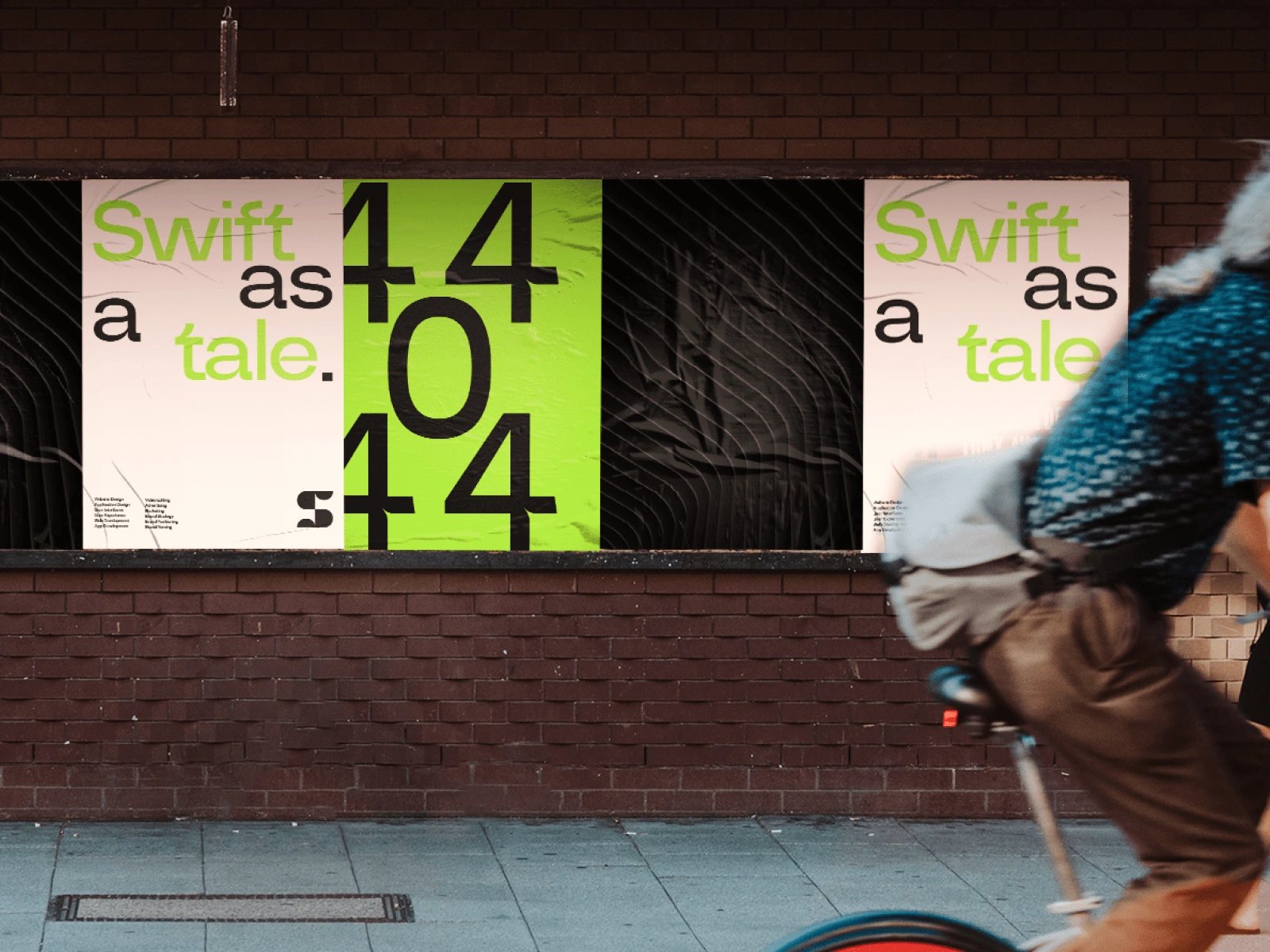 Flyer design for the brand Swiftale