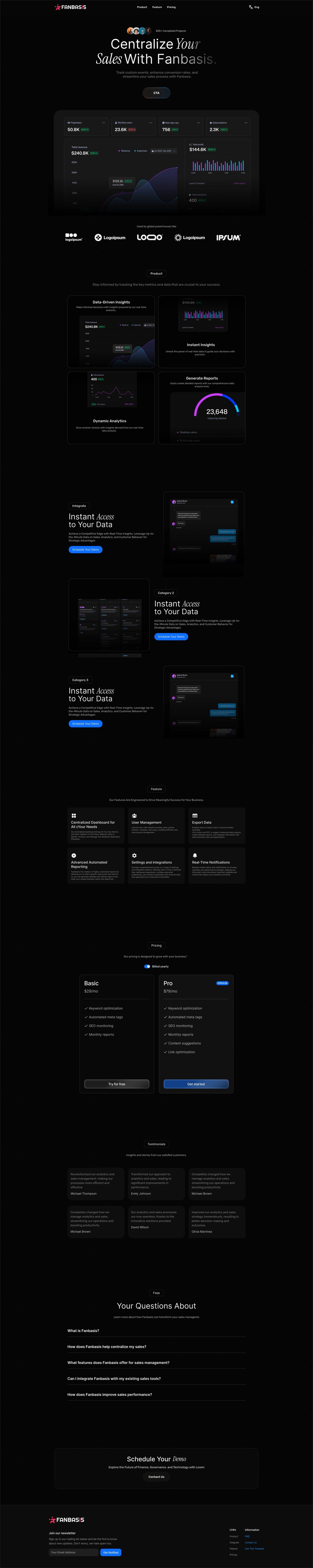 Fanbasis - Landing Page Iteration