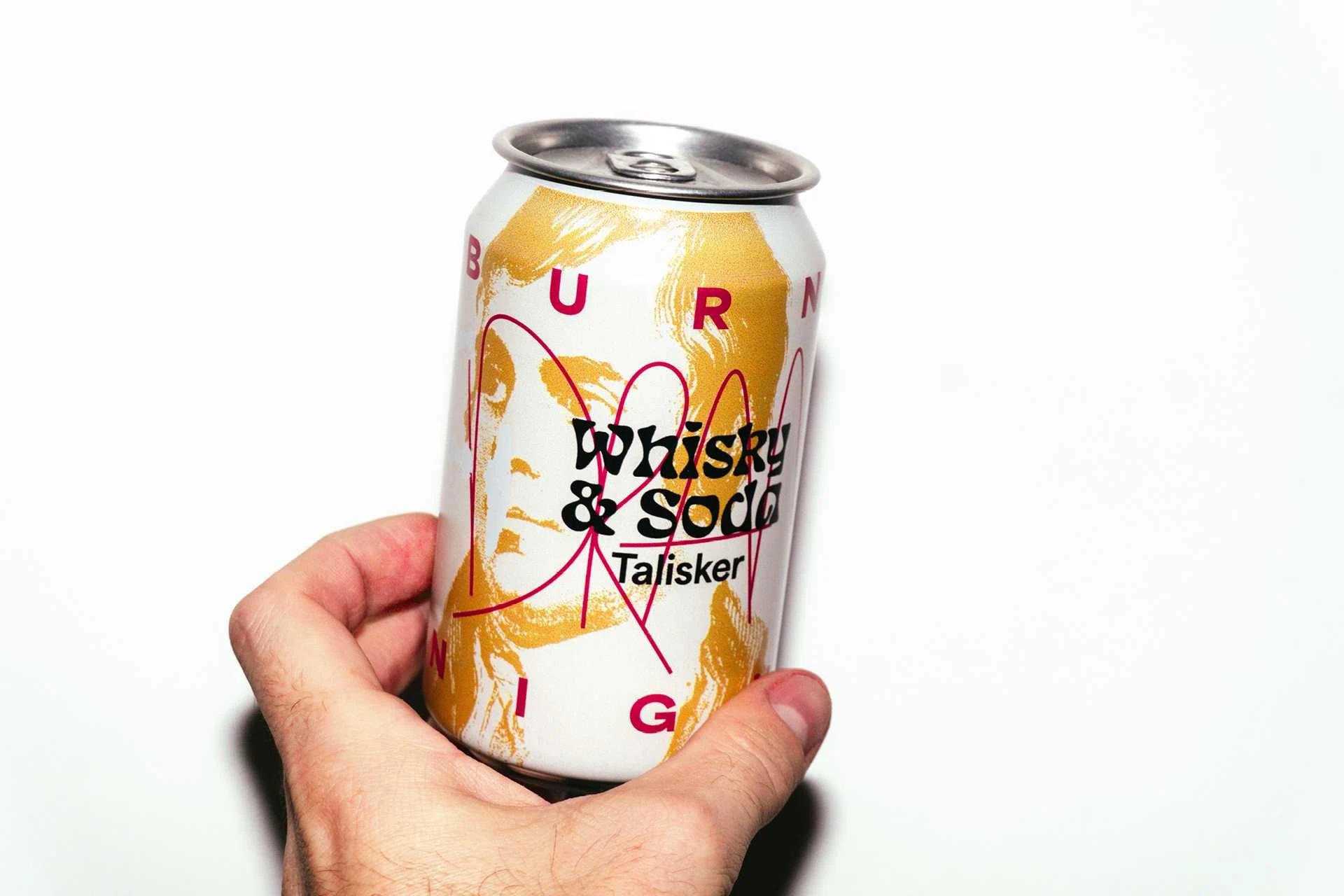 Custom can for Talisker designed as part of a three-day Burns Night event at the bar.