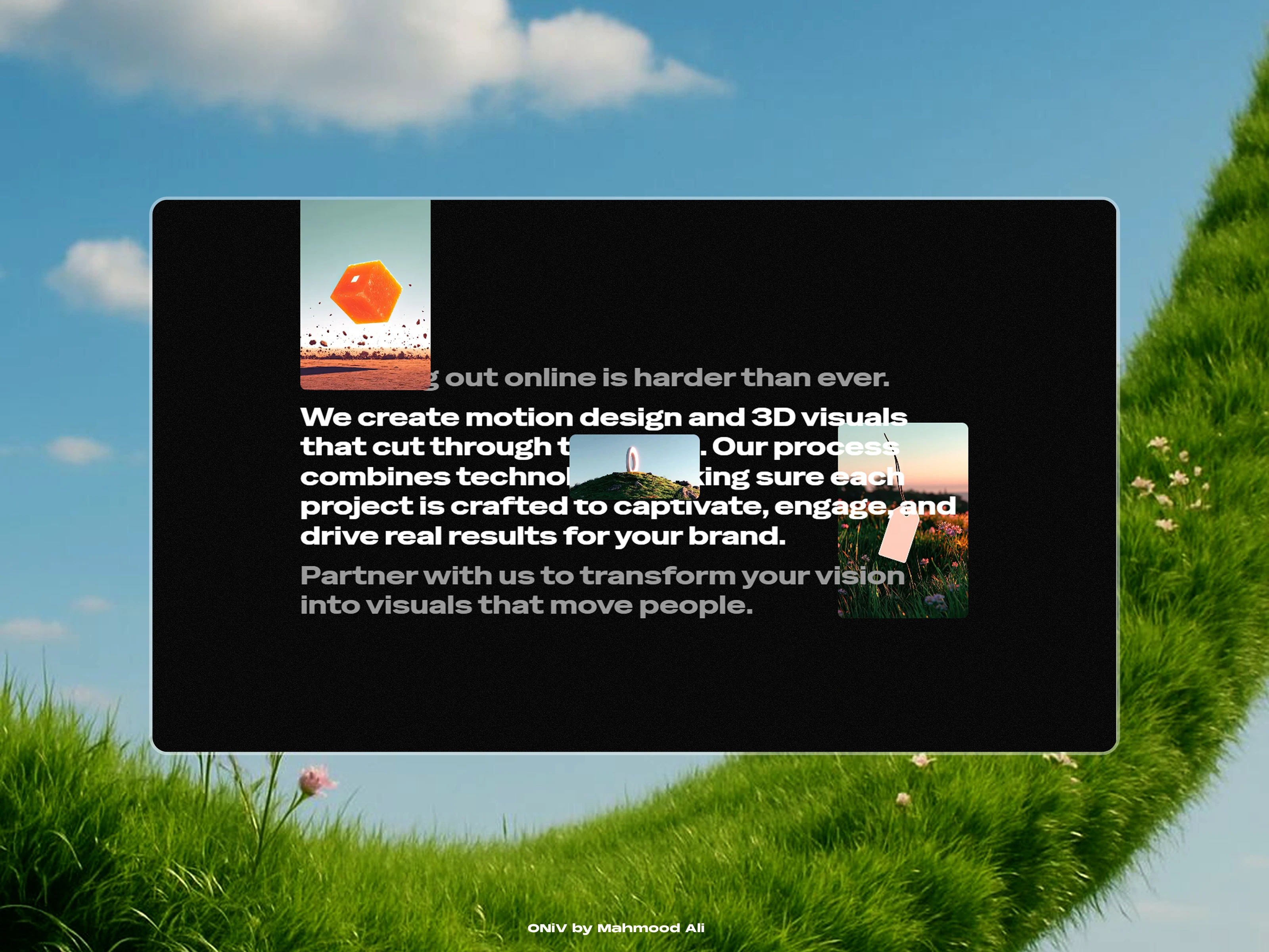 Story Section of ONiV