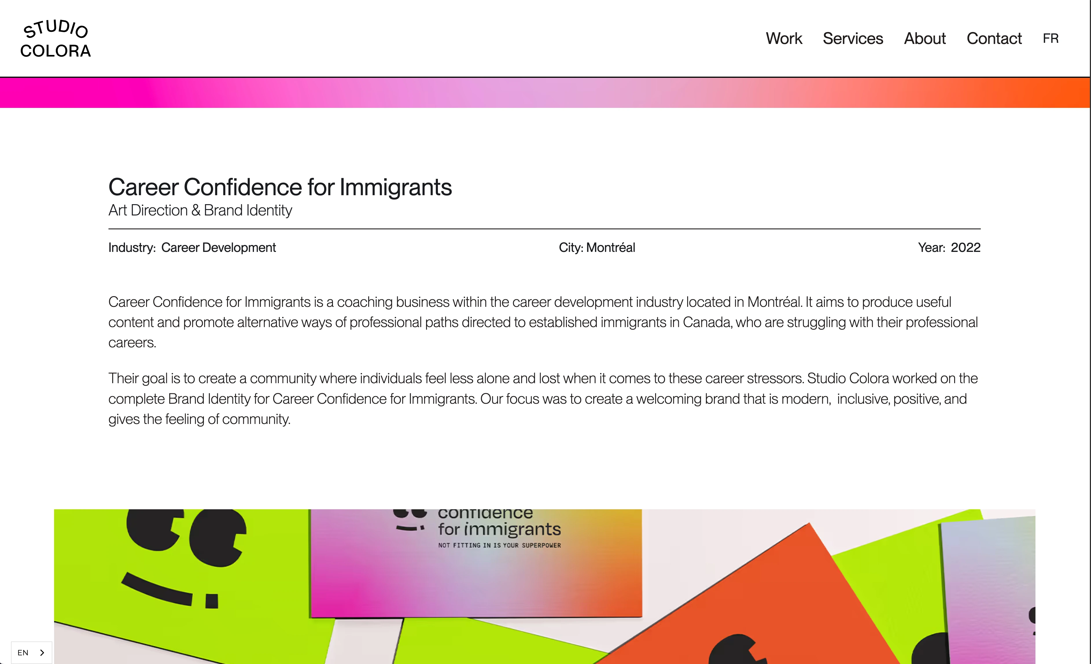 Work details template page