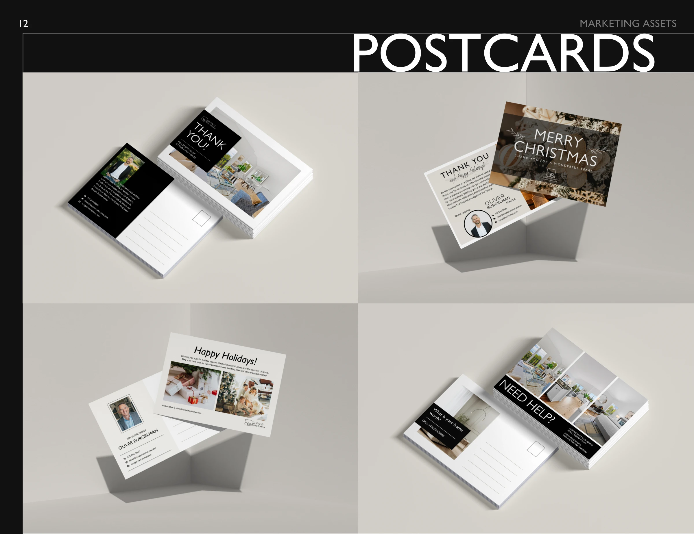 Postcards design