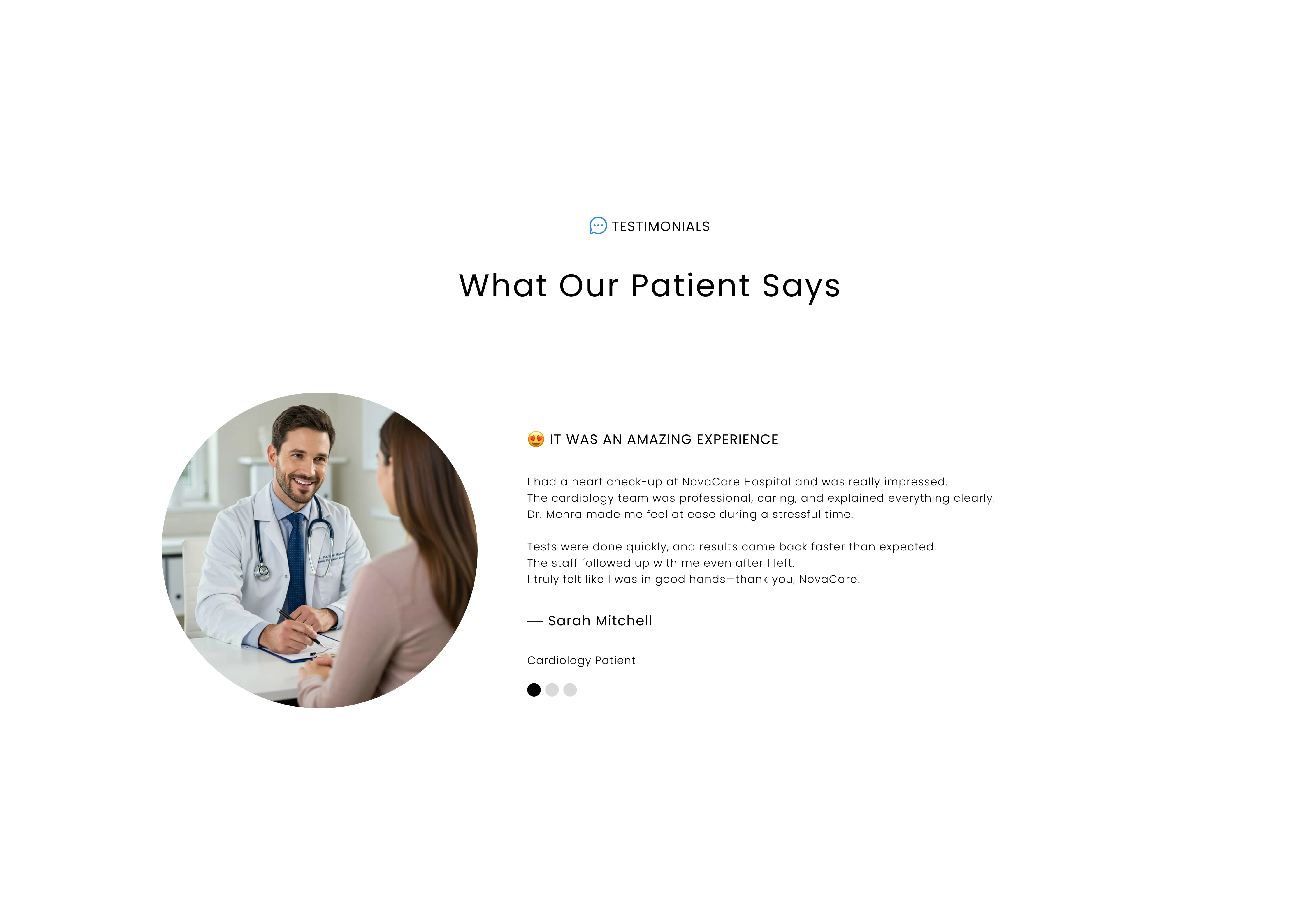 SIMPLE REVIEW SECTION OF THE WEBSITE