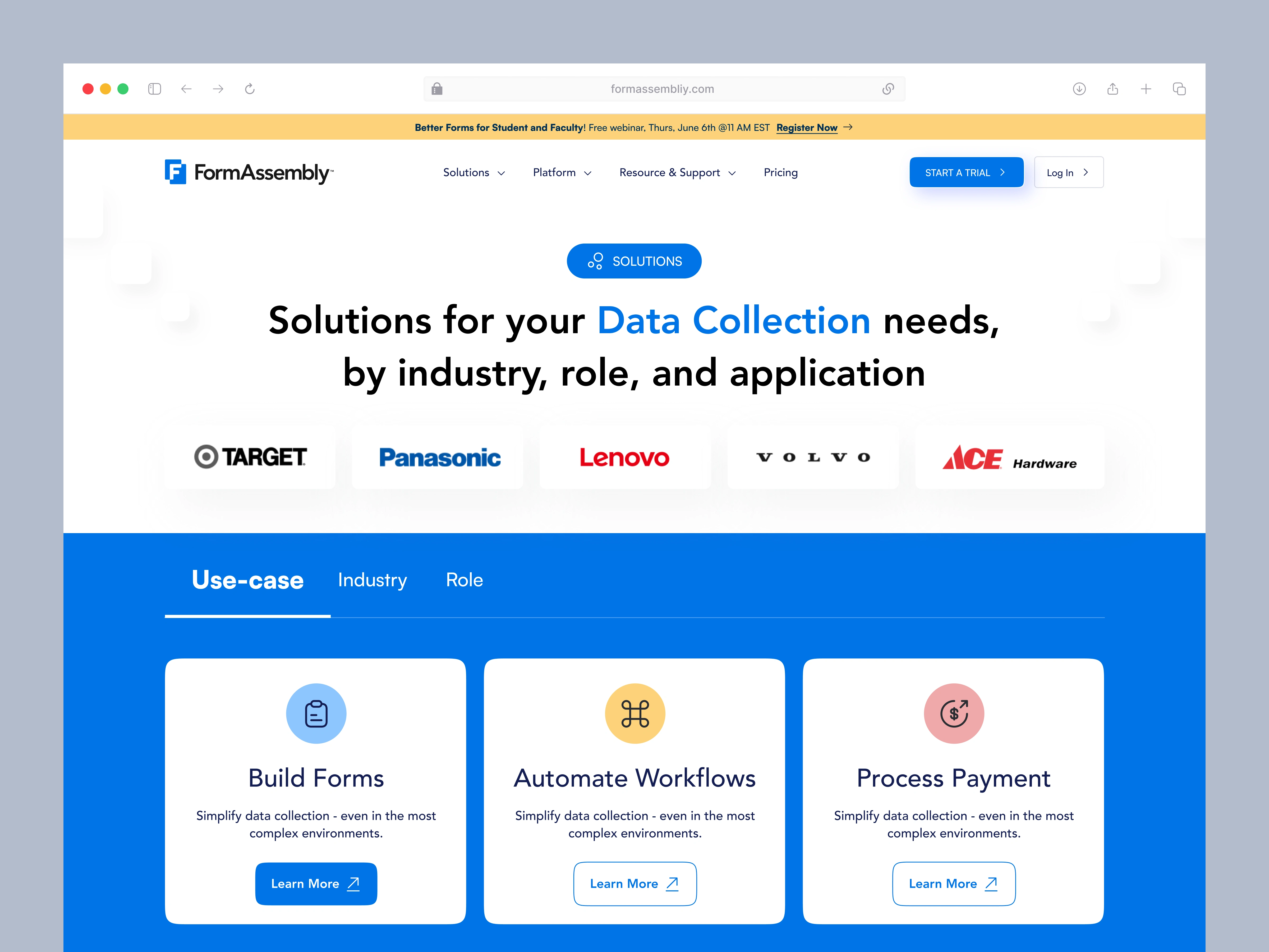 Solution Page Design