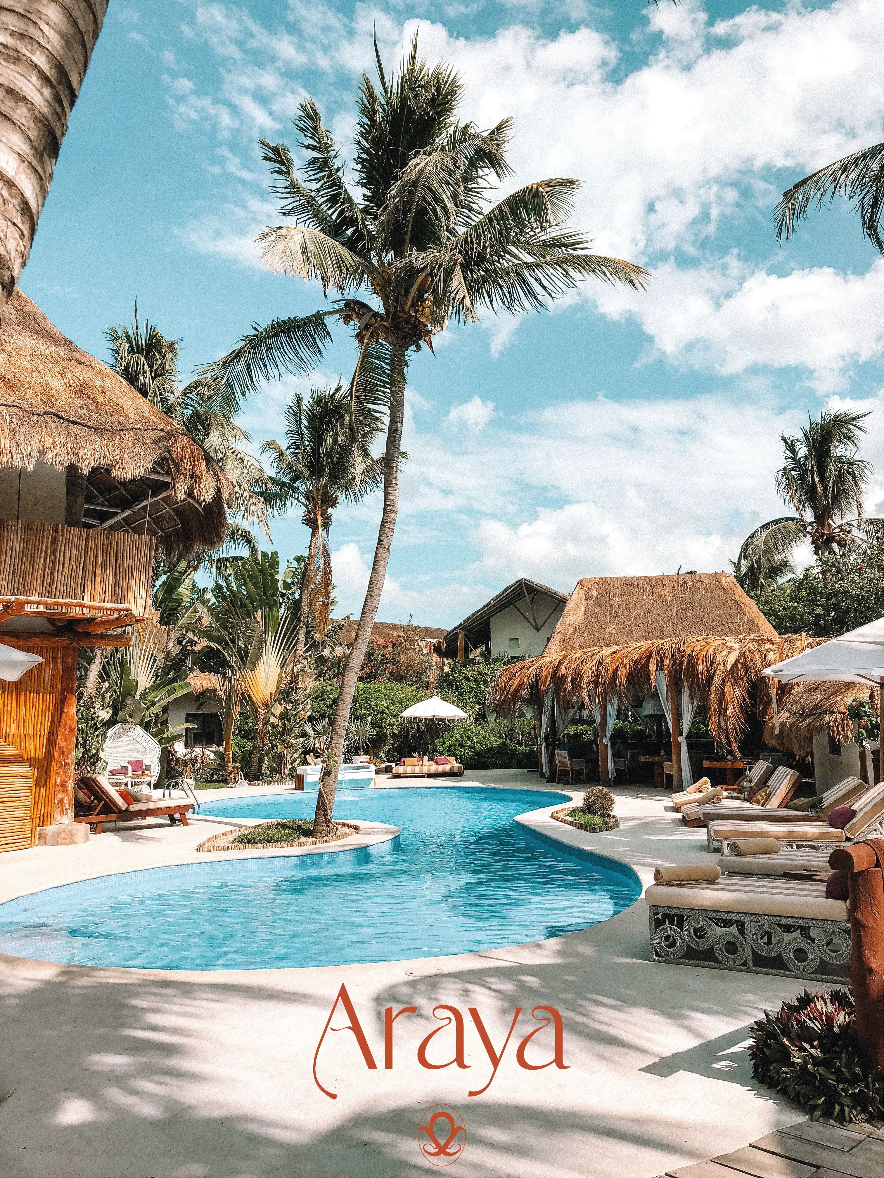 One of the resort's pool, around the main area