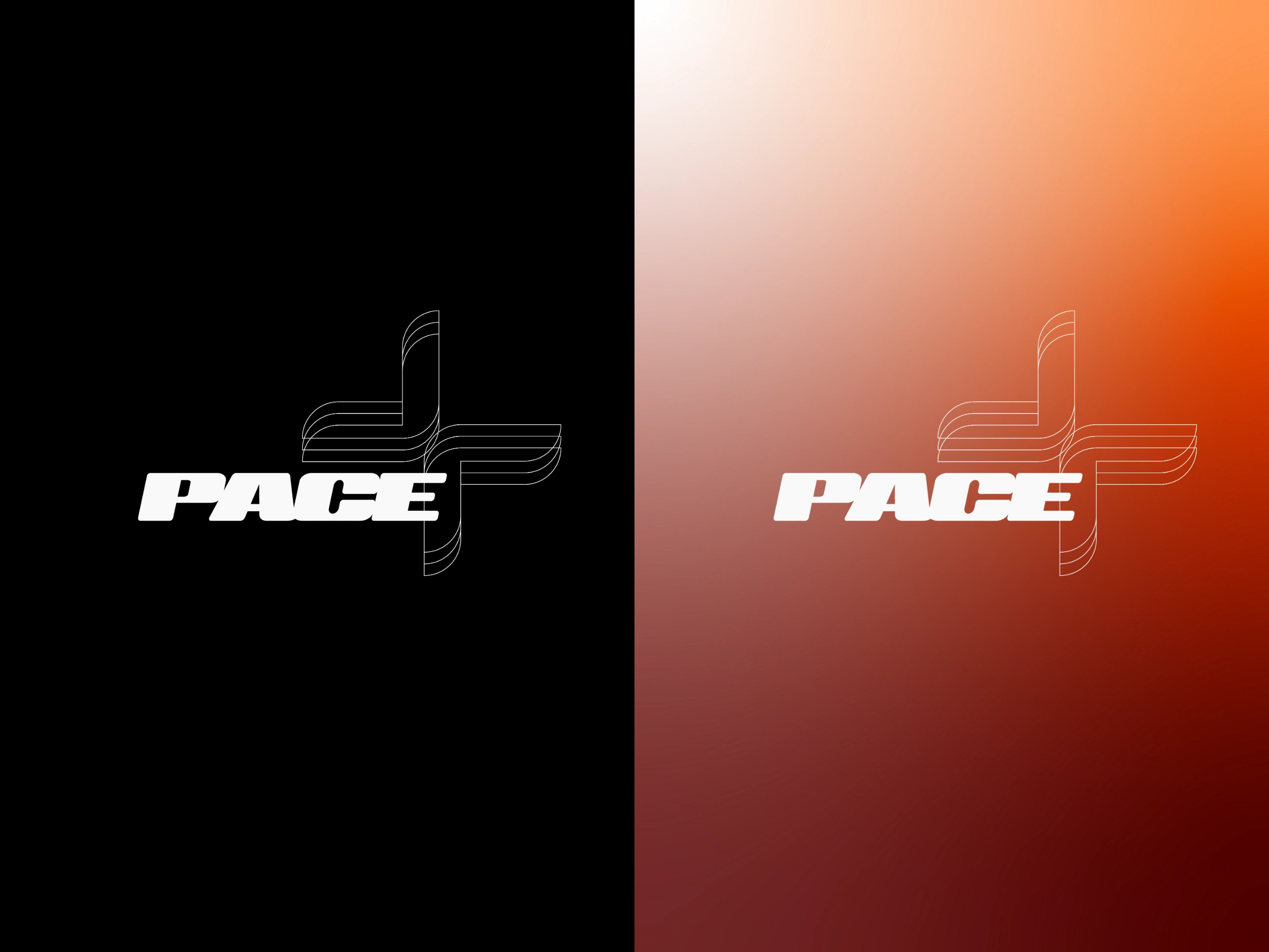 Logo variations displayed across different brand color treatments: dark and the signature color gradient. This showcases the logo’s adaptability and consistency in various visual contexts.