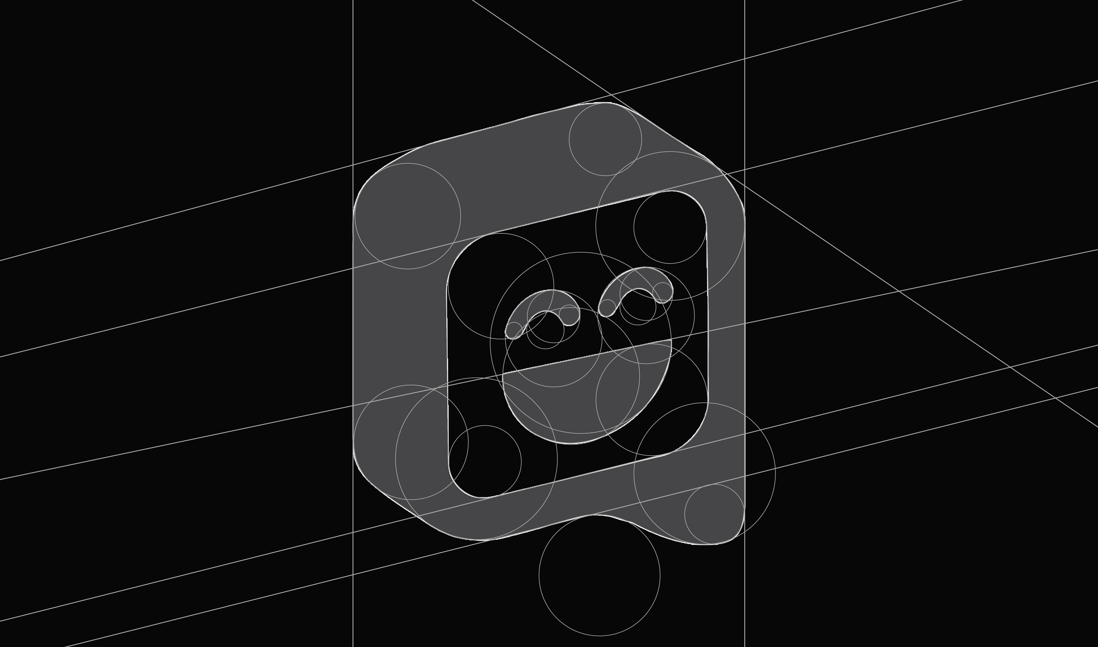 Building every curve of ChattyBot’s friendly logo.