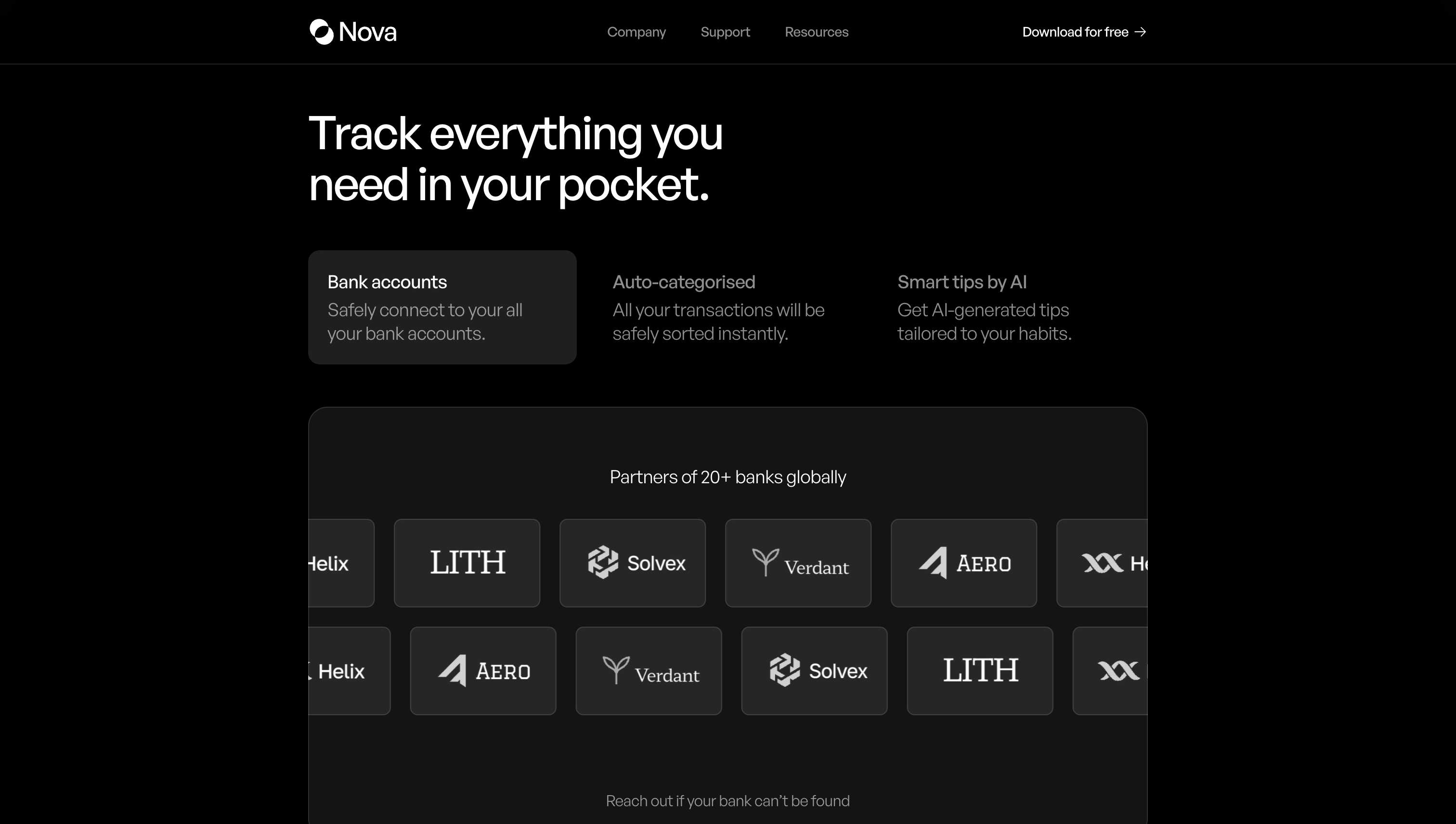 Track everything you need in your pocket