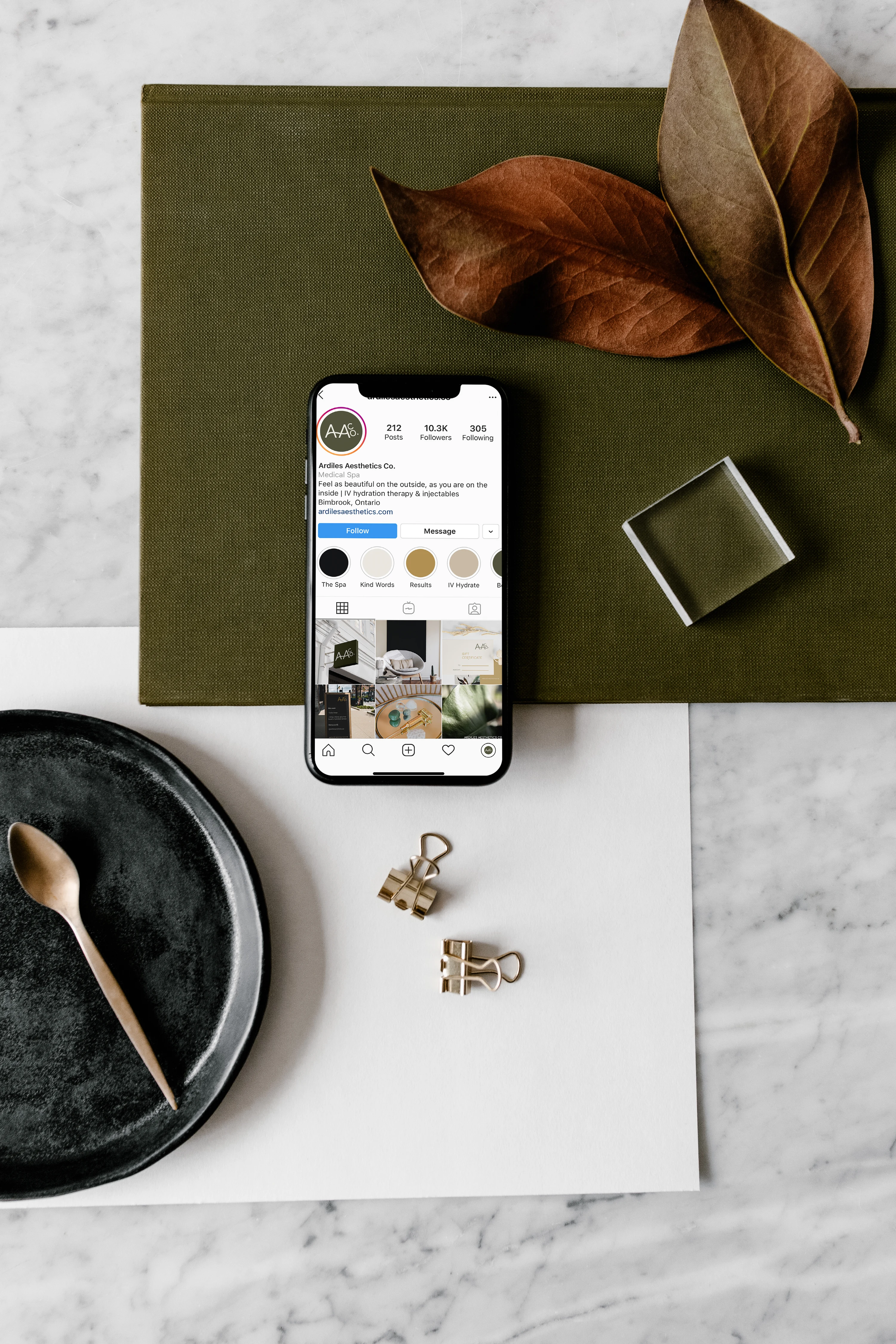 Instagram Audit for Ardiles Aesthetics Co.