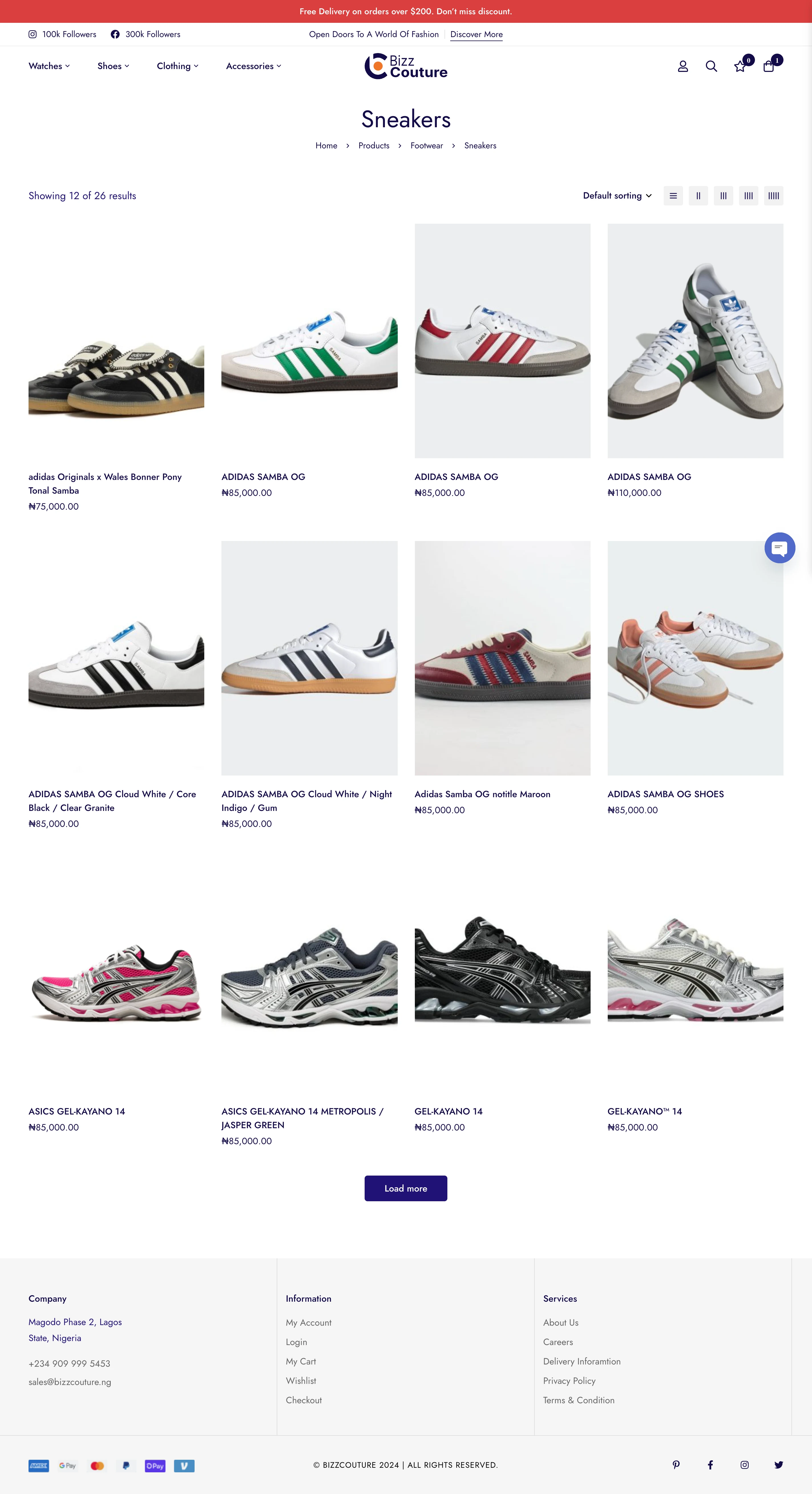 Store Page