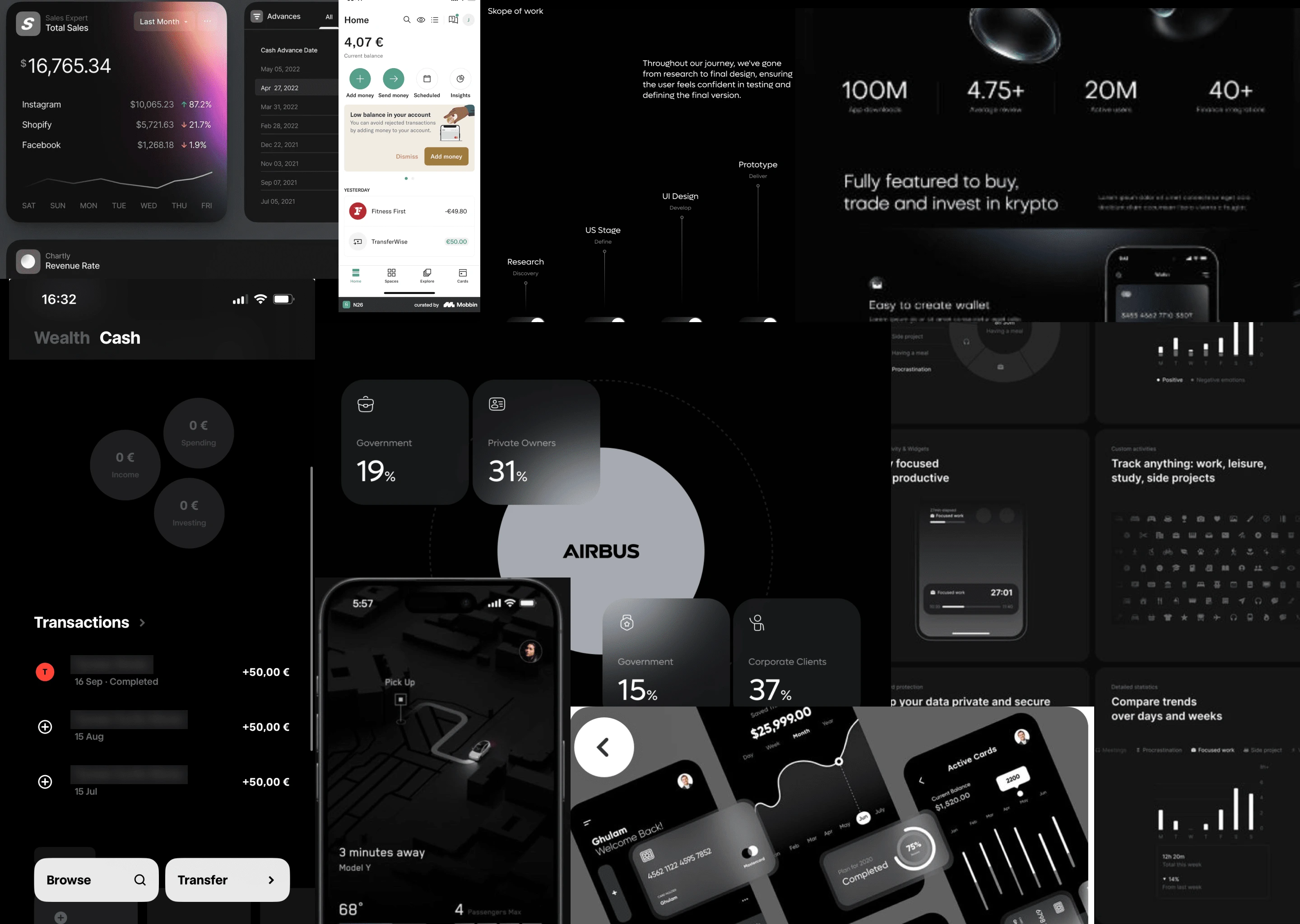 Fintrack Mood board