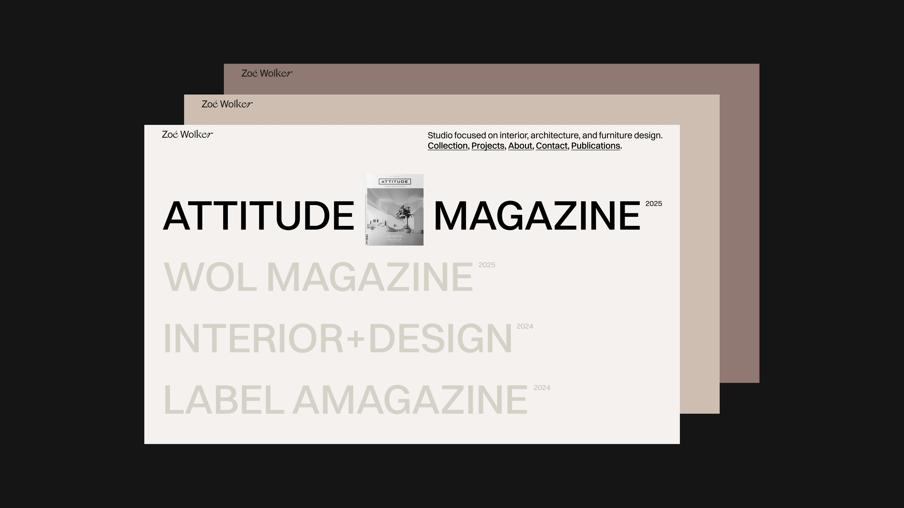"Publications" Page Layout