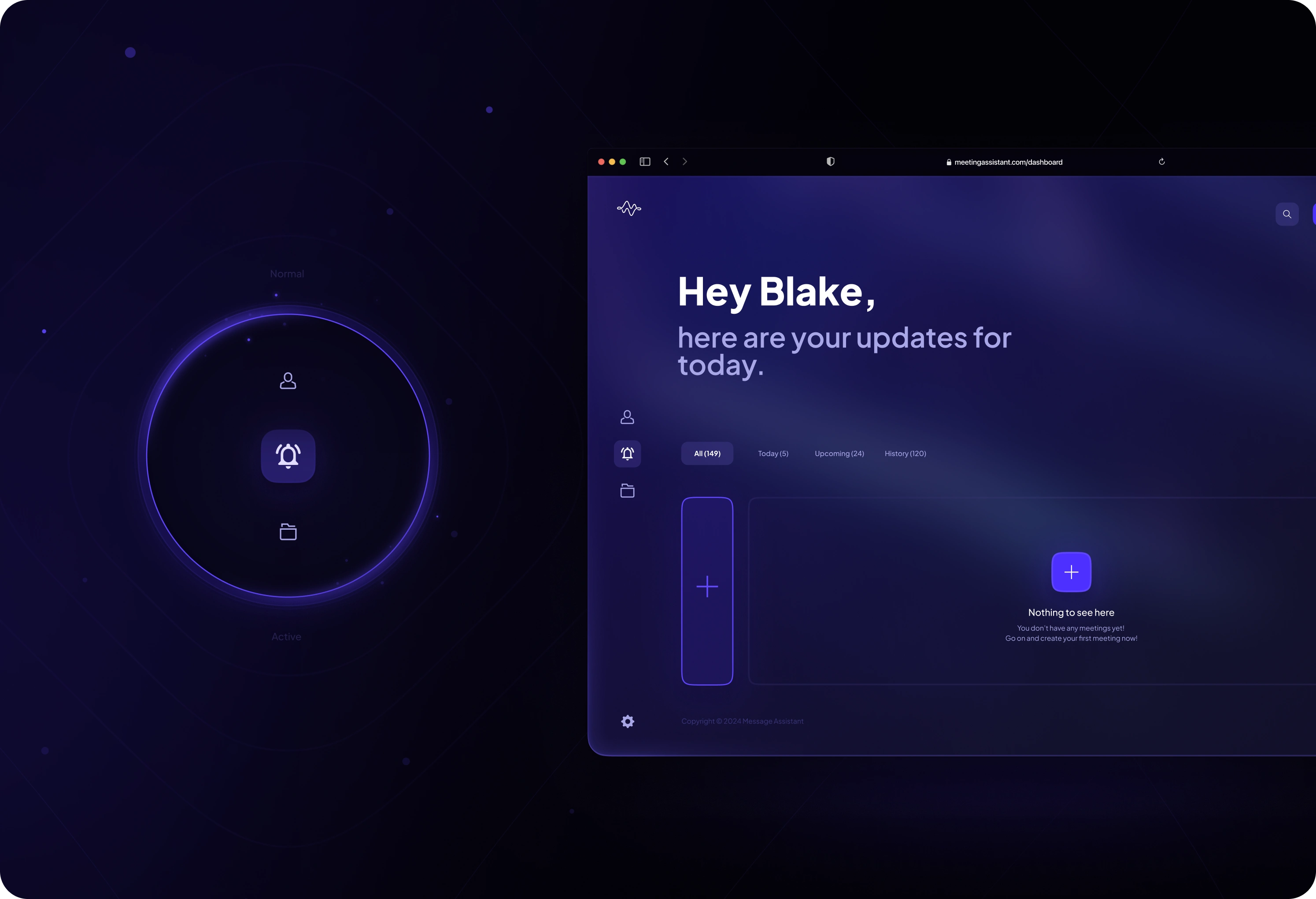 AI Meeting Assistant Platform Interface