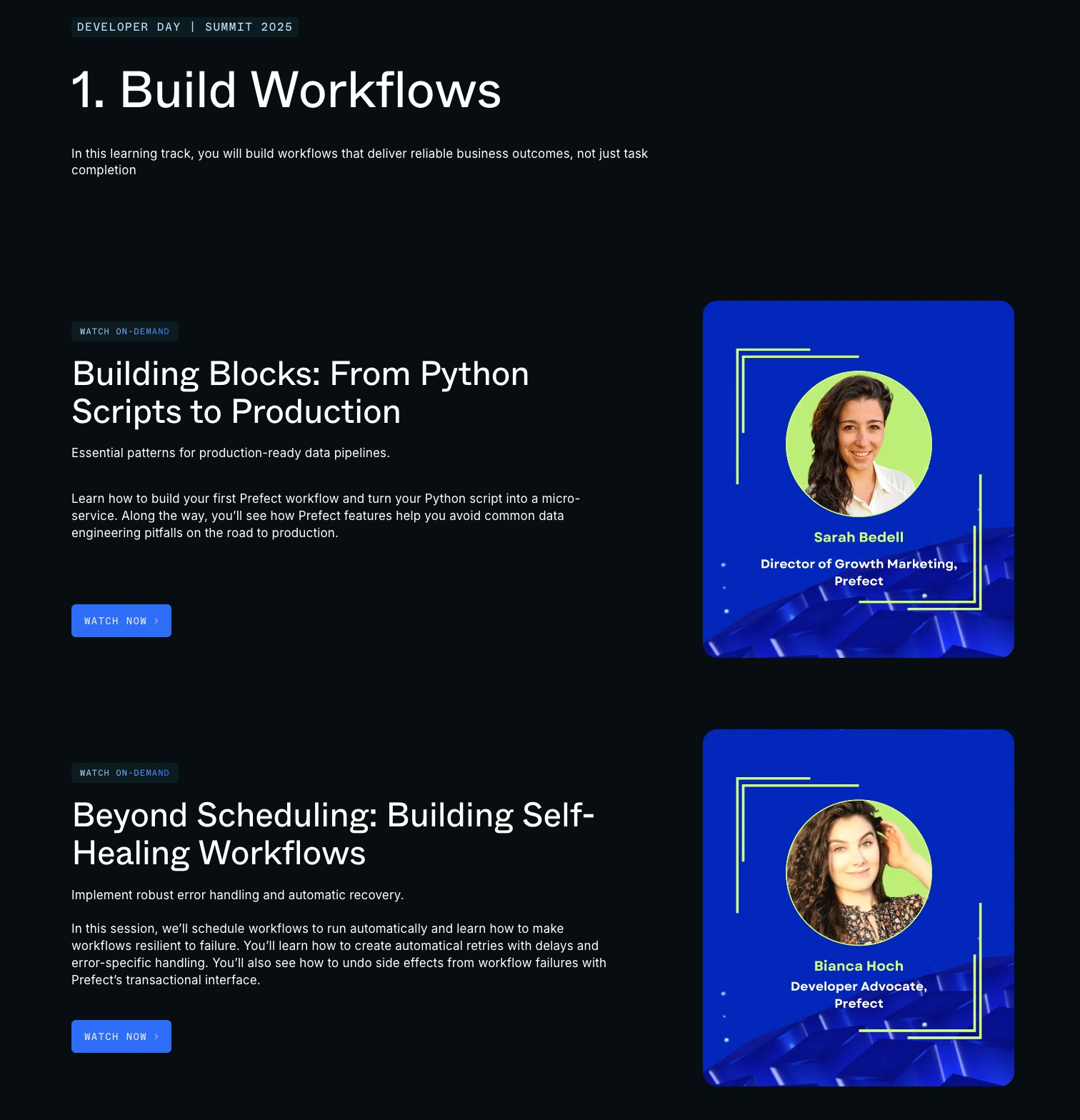 Screenshot of Day 2 On-Demand Webpage (3/5)
