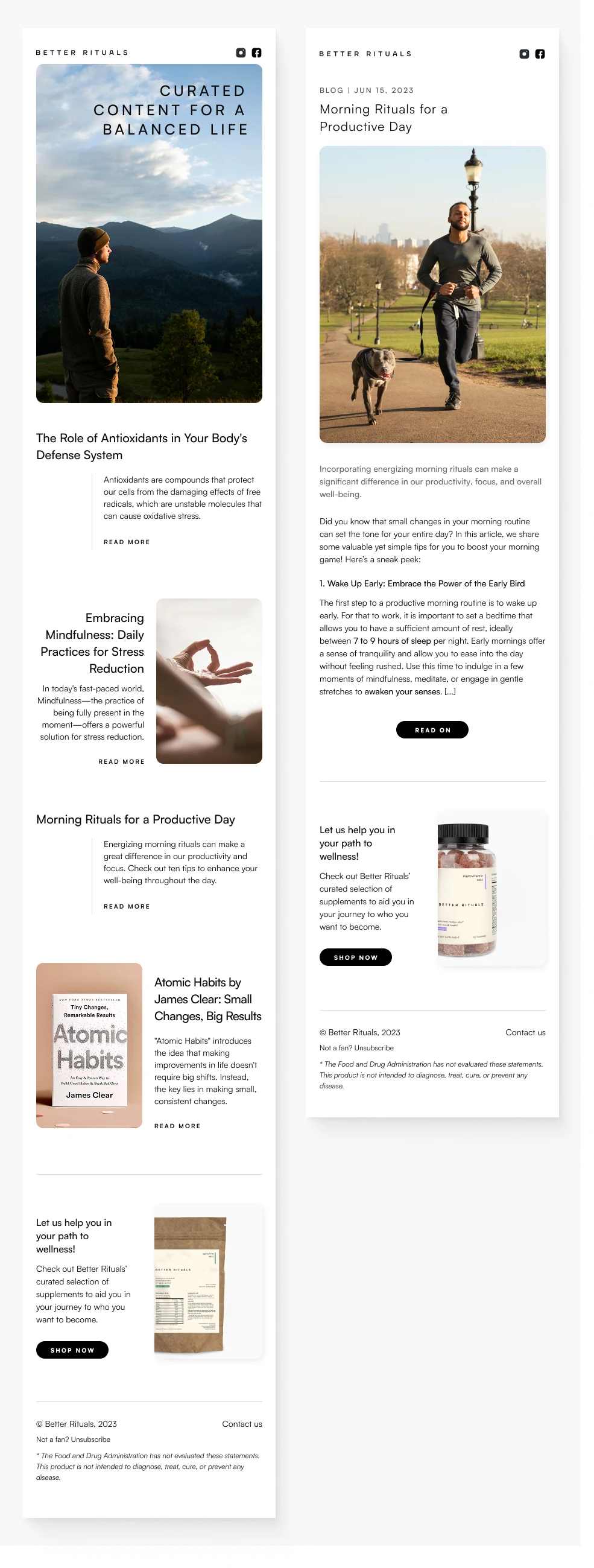 Blog Article vs. Journal | Better Rituals