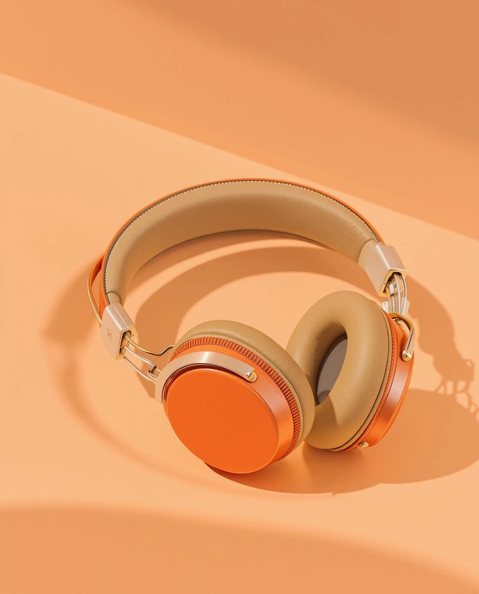 stylish headphones display