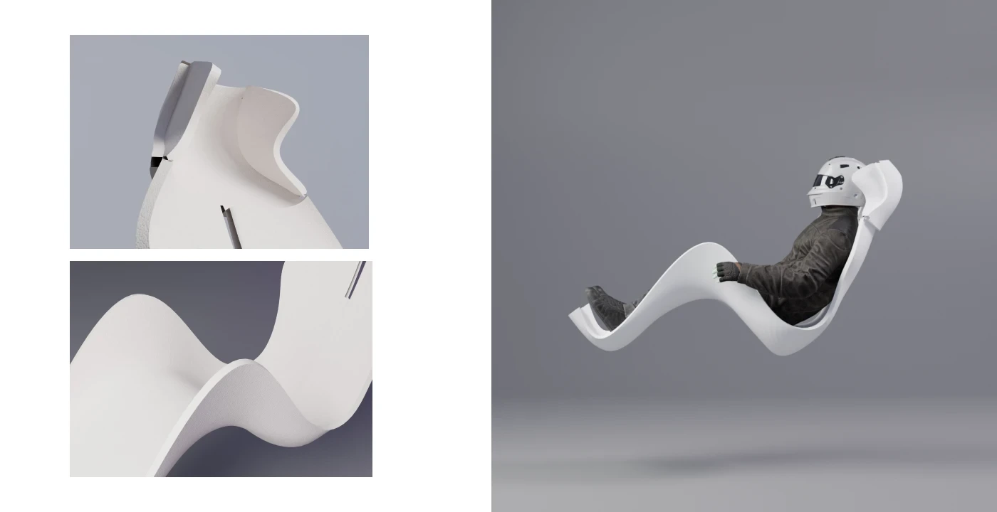 Ergonomic, user-centered seating made for the project