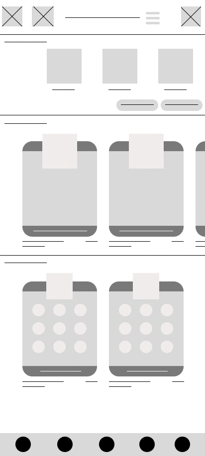 Wireframe Example: The Social Tab