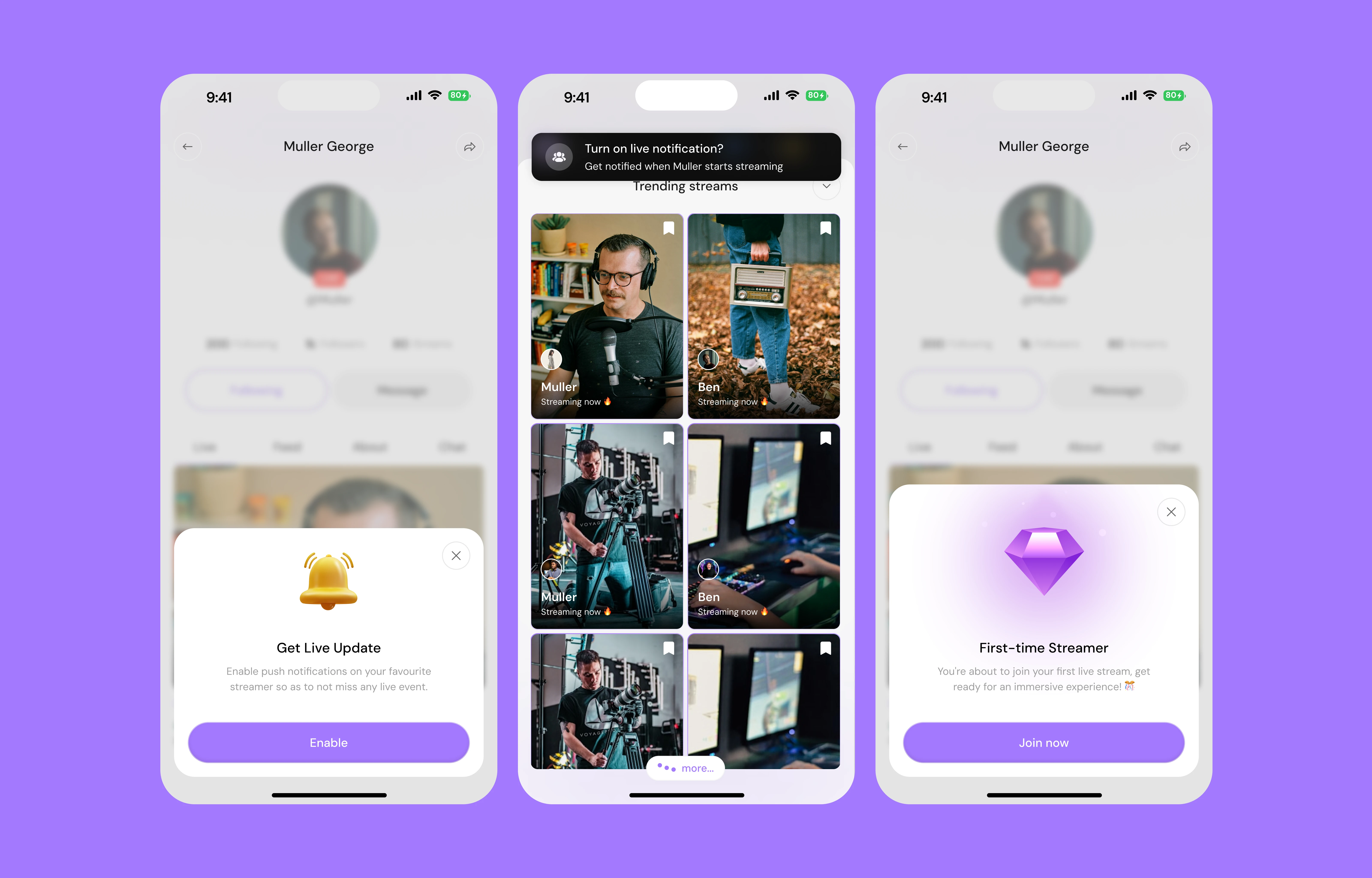 Home Notification (Modal & Toast)