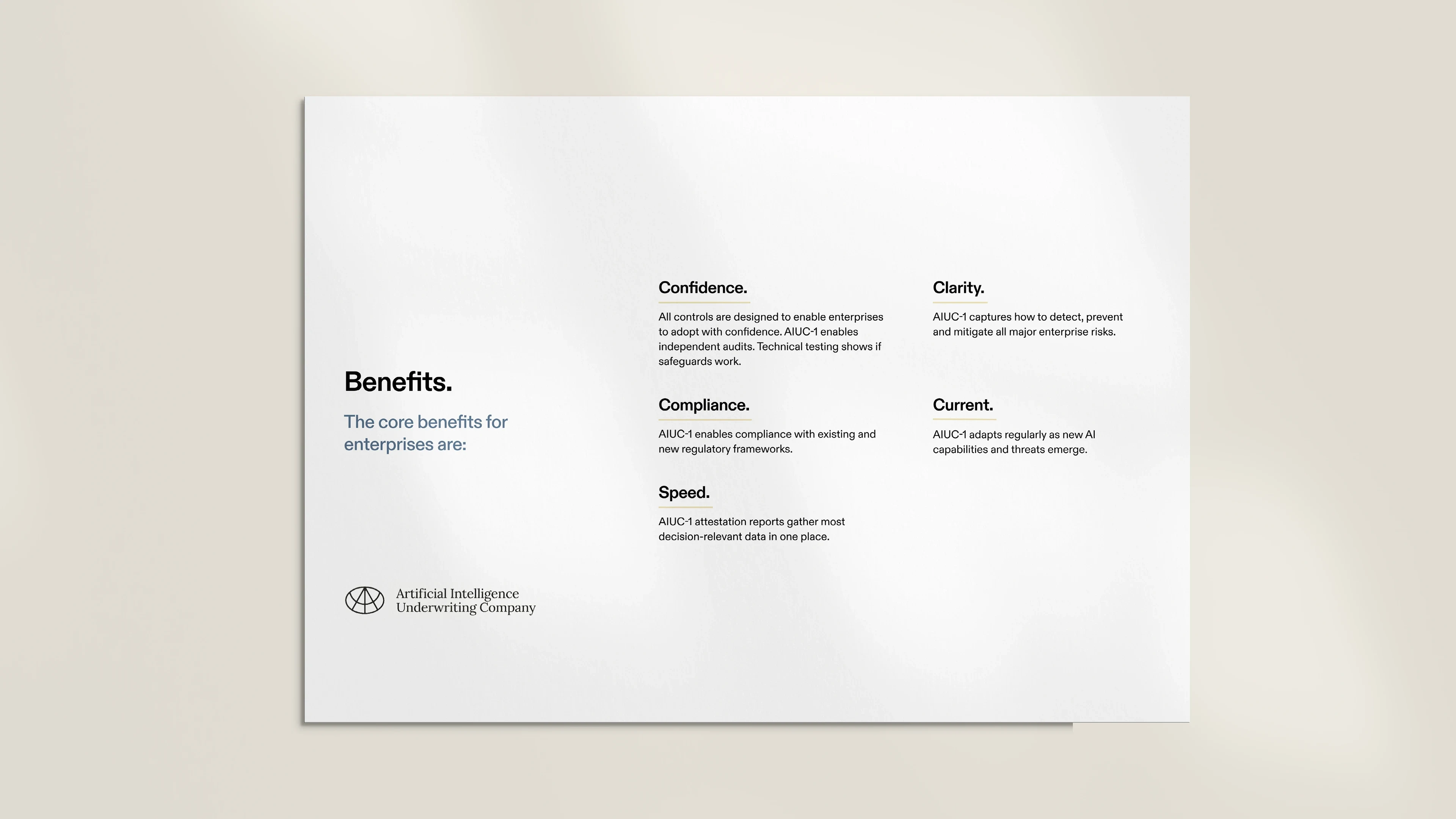 Benefits Slide