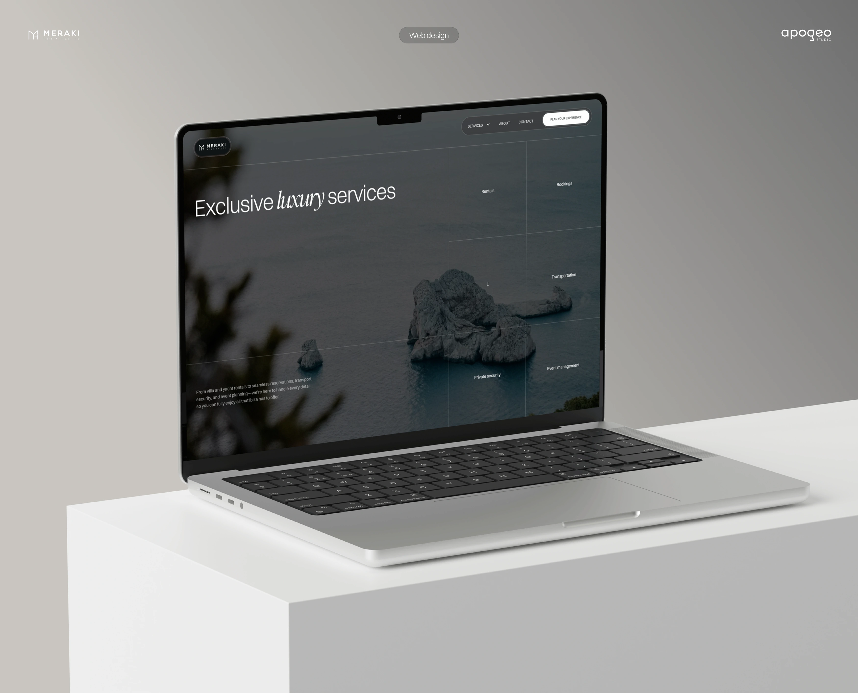 Services Hero Design