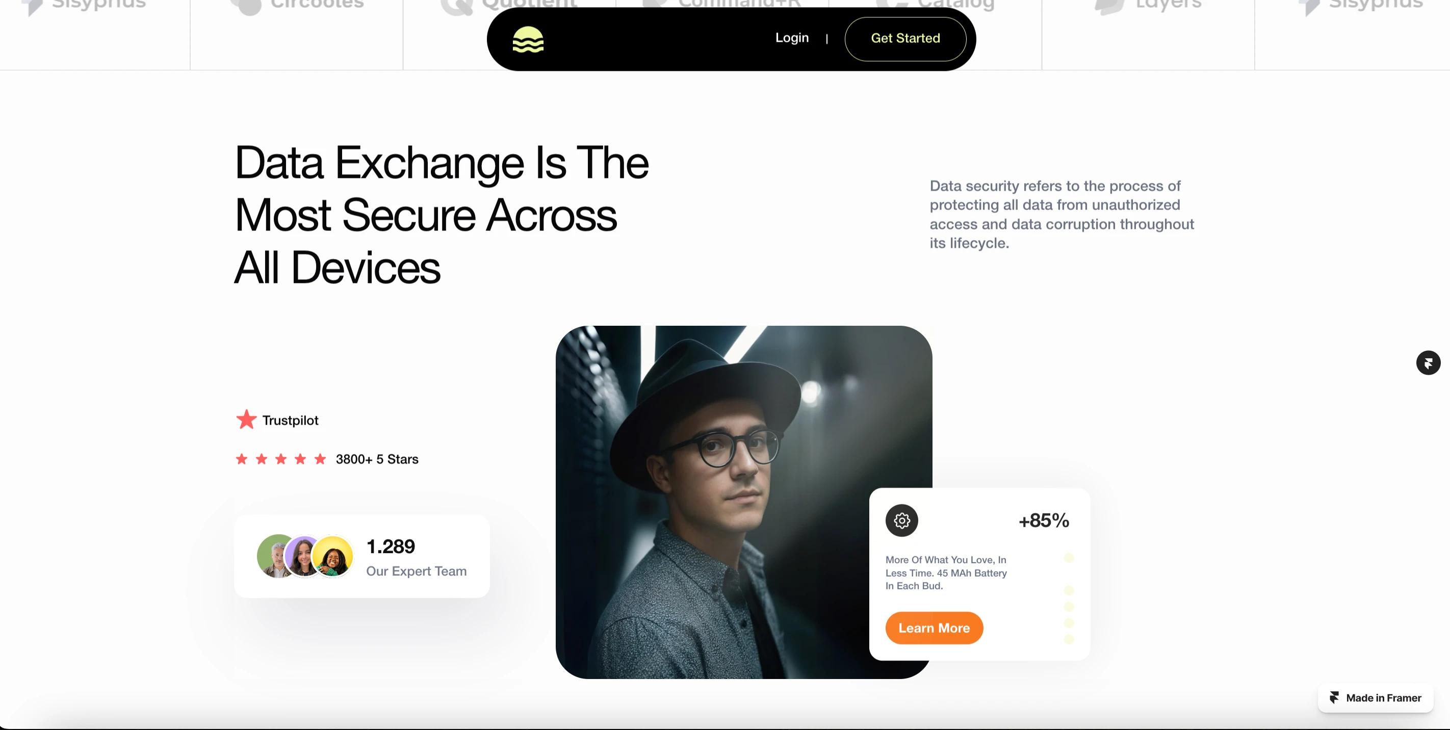 social proof section