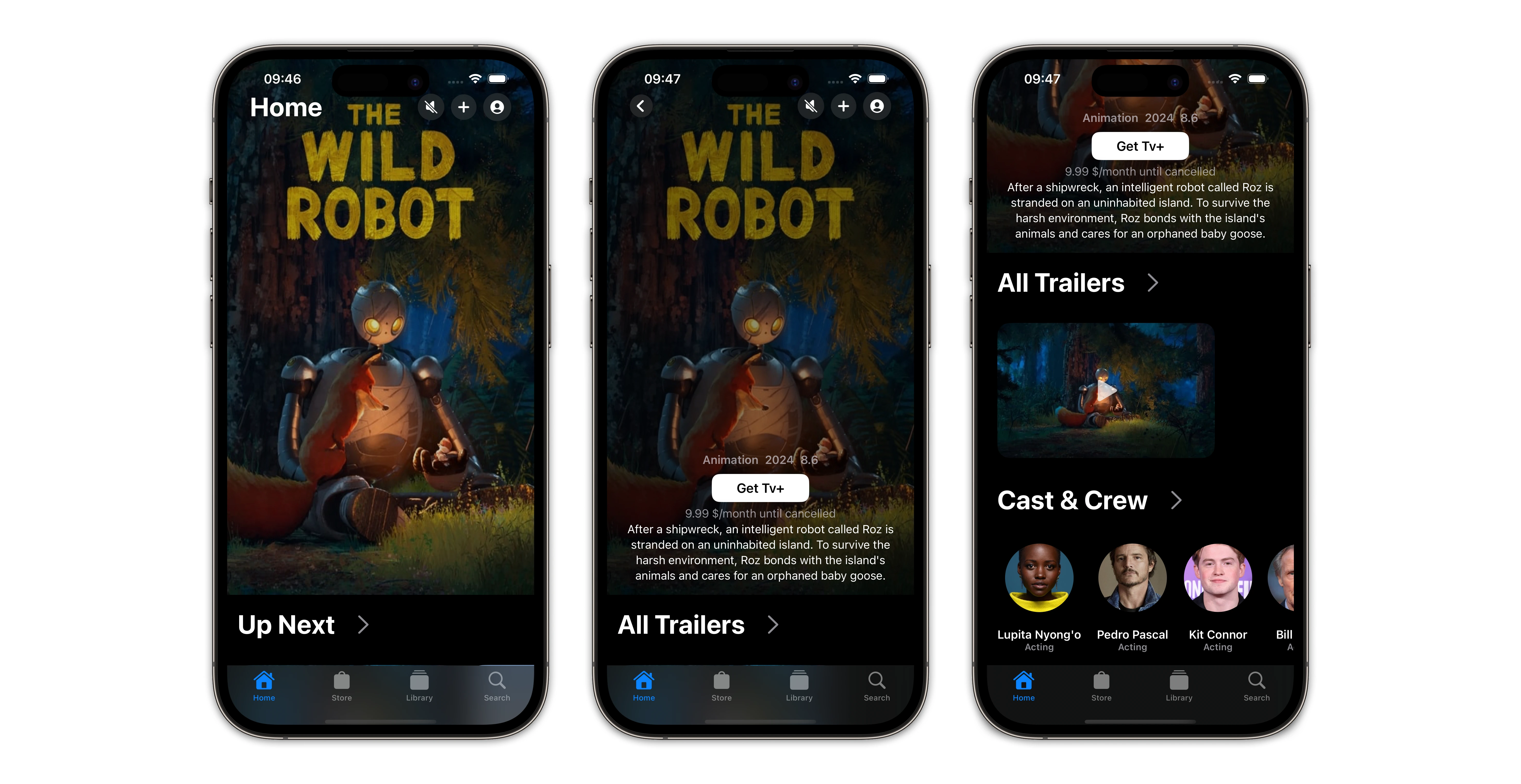 apple tv+ app pages