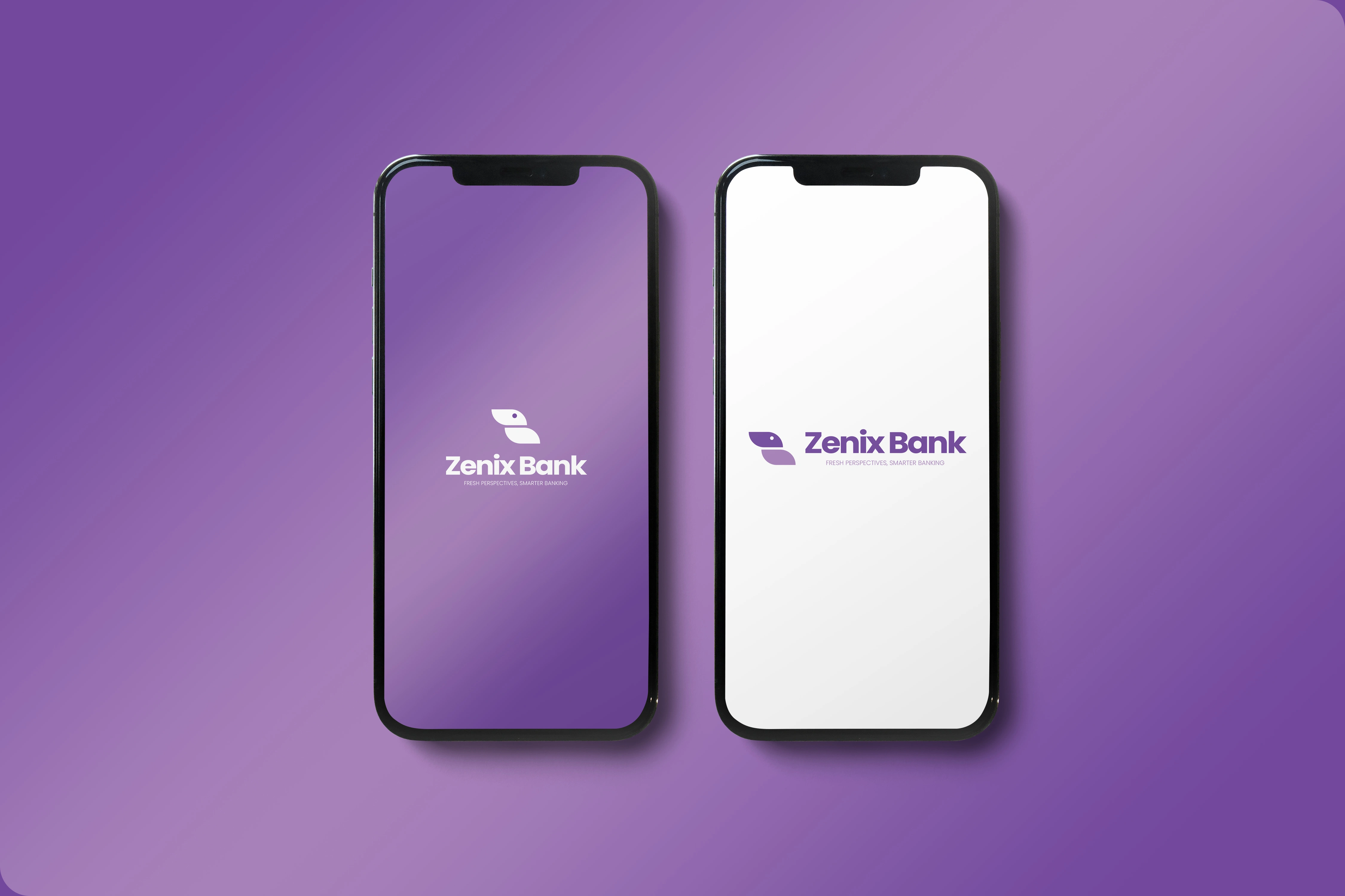 Mobile App Splash Screen - Zenix Bank