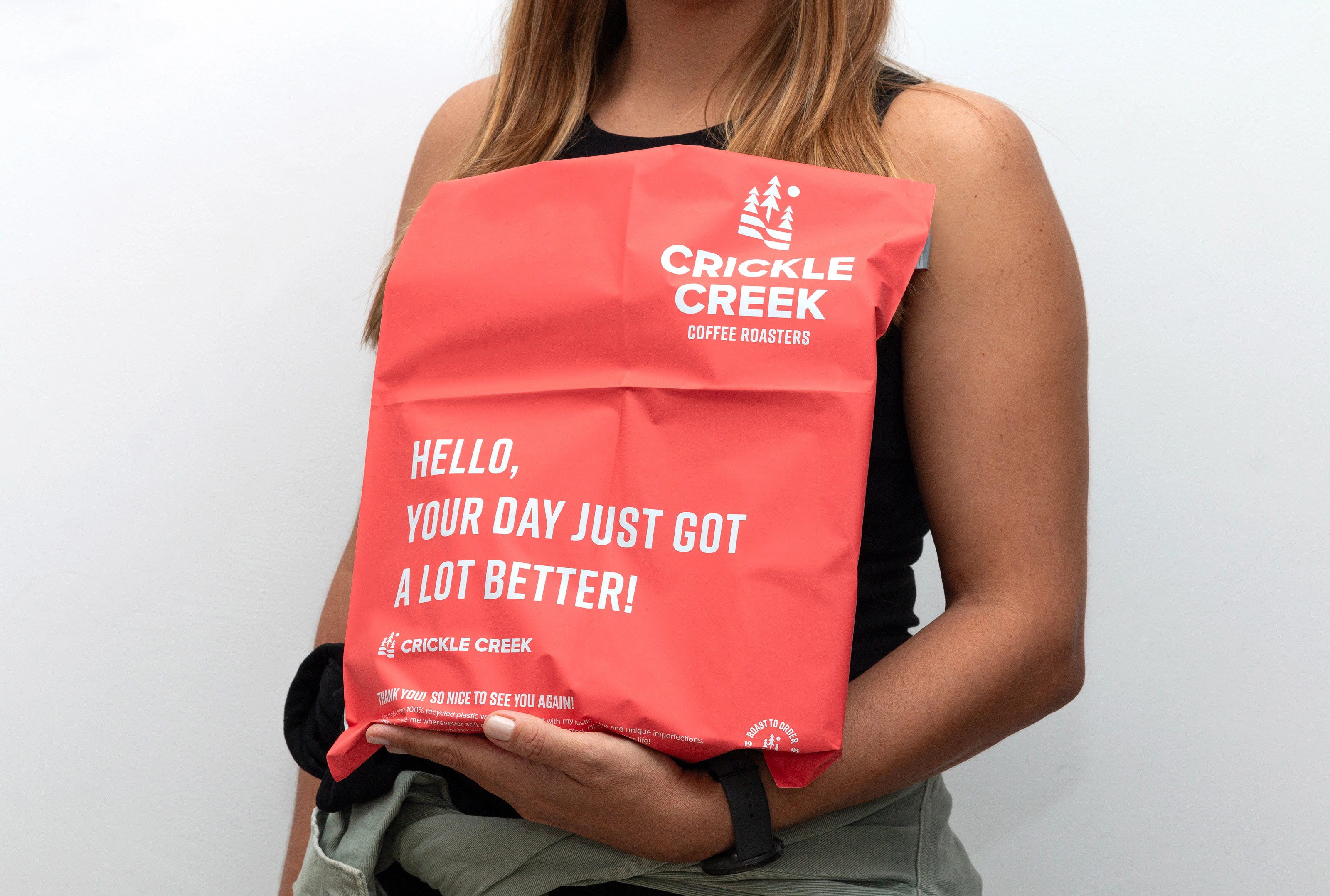 Bags which are sent with every coffee subscription.