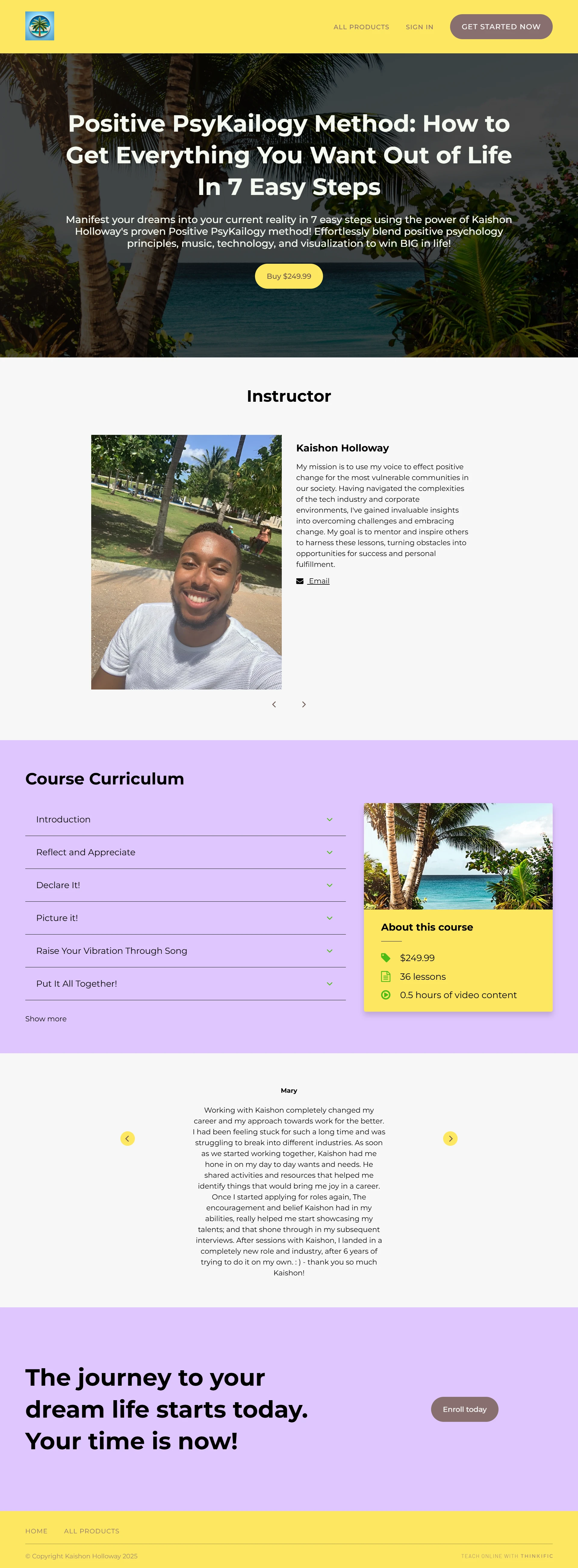 Course website Design