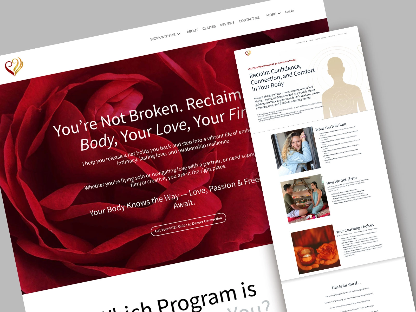 playfulloving.com website re-design.