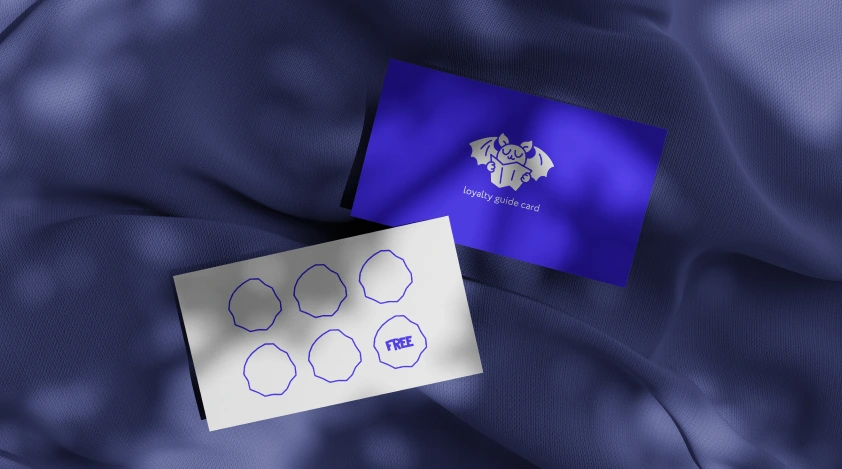 The logo mark and brand panels