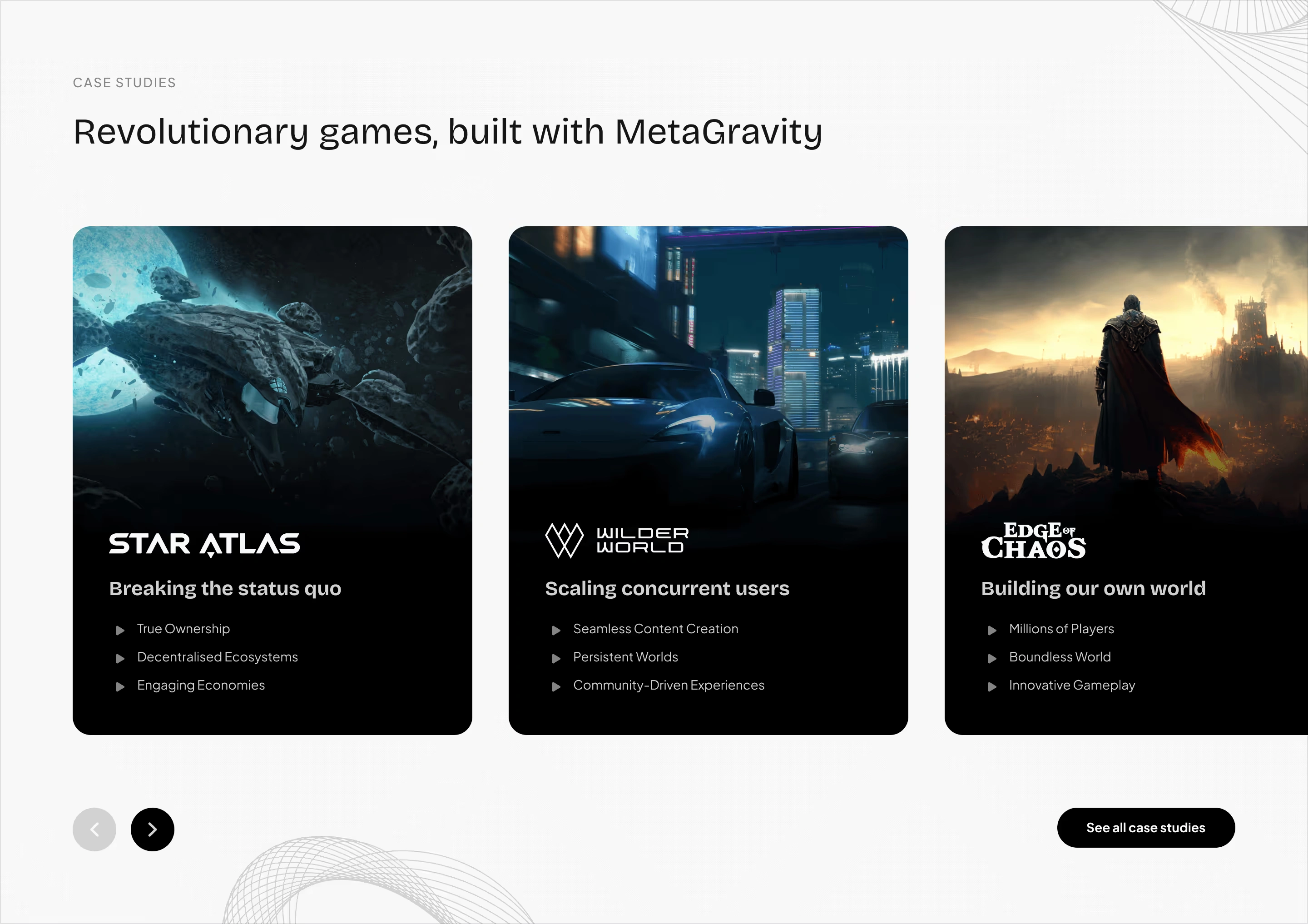 Using real projects to make the platform's scale and capabilities more tangible.