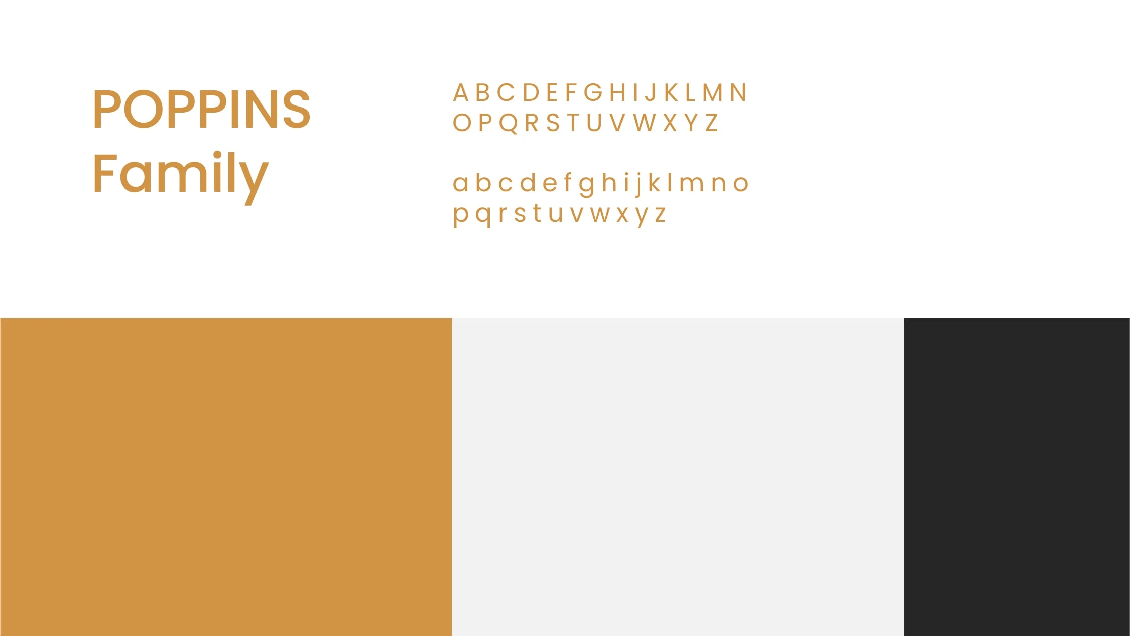 Typogaphy and color palette