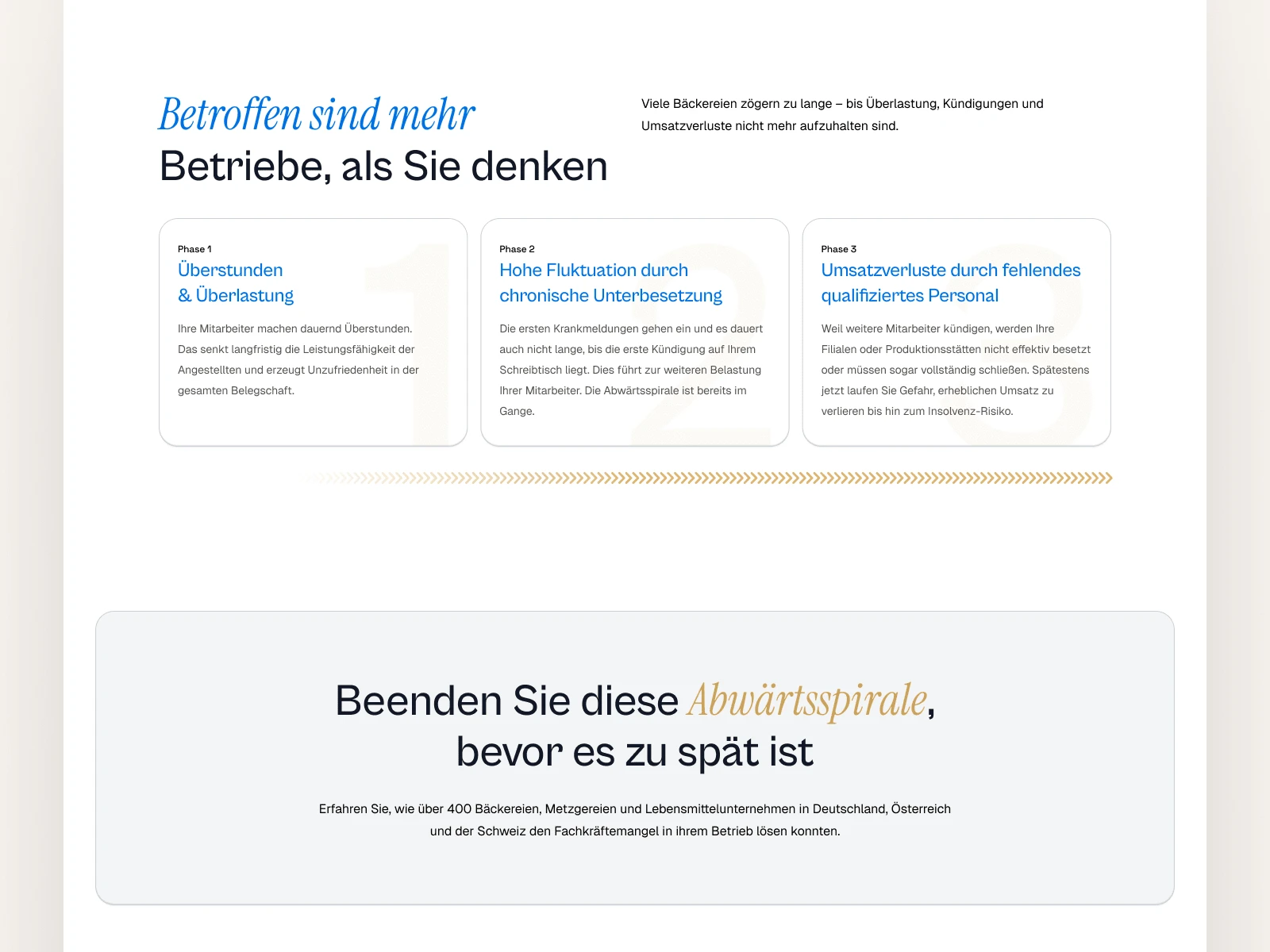 Information and Bullet Sections