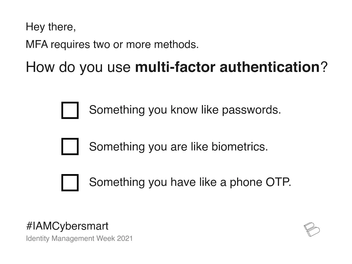 Multi-factor Authentication Social Media post