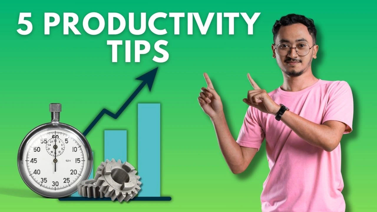 Created an energetic, clean thumbnail using bold typography and sharp icons to immediately convey value. The green gradient background and visual movement from the stopwatch to the rising chart were designed to suggest growth and efficiency at a glance, encouraging viewers to click quickly.
