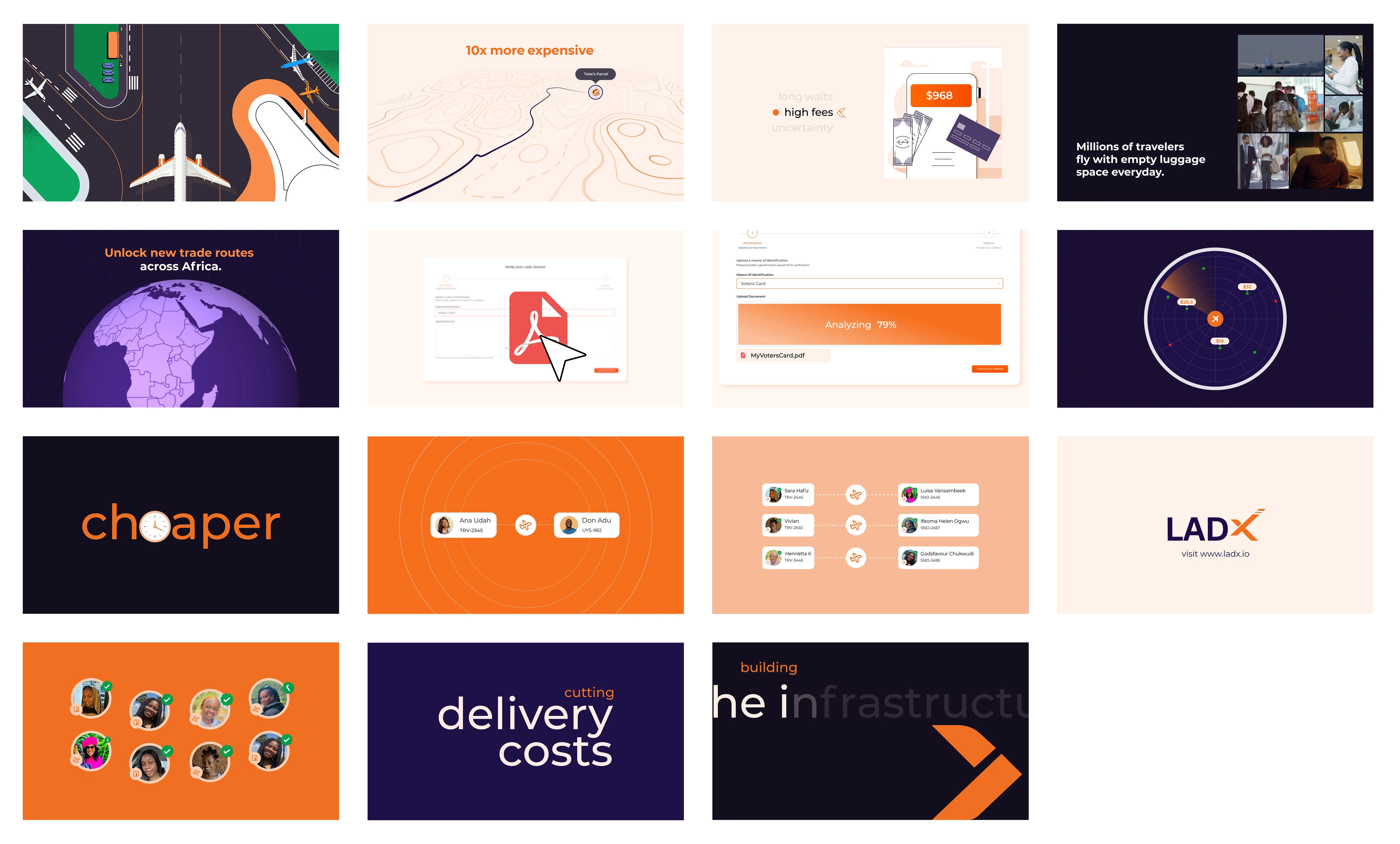 Styleframe and Visual Direction for Ladx