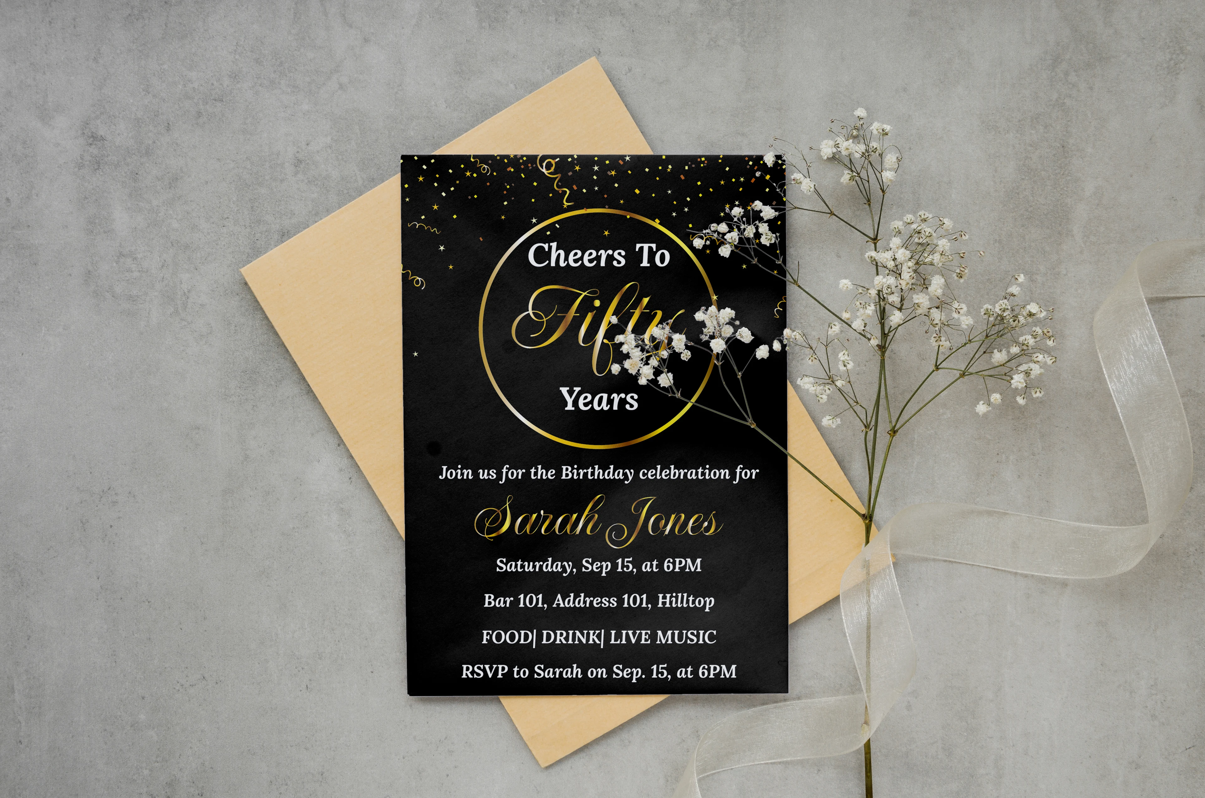 Birthday Invitation design