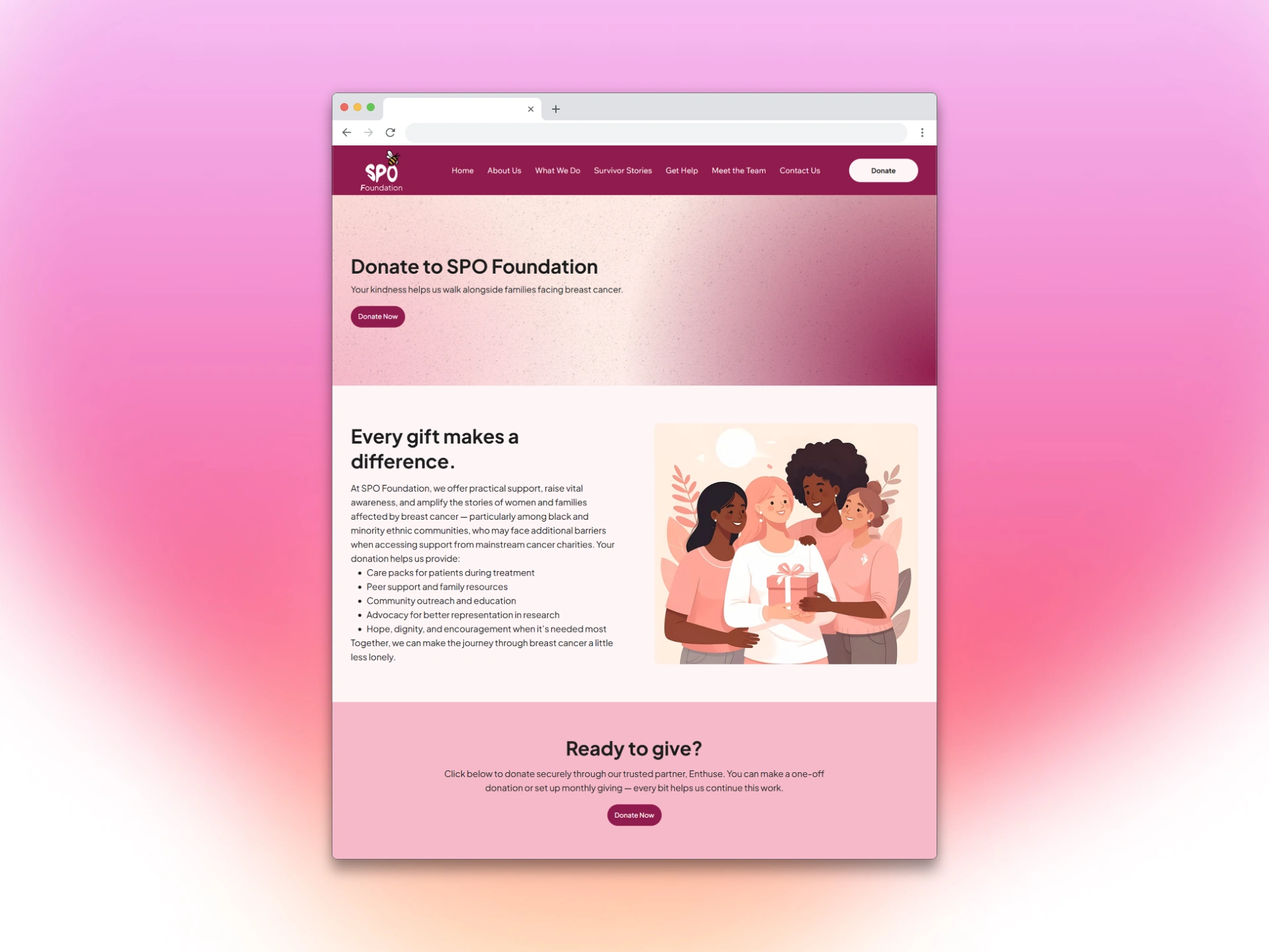 Donate Page