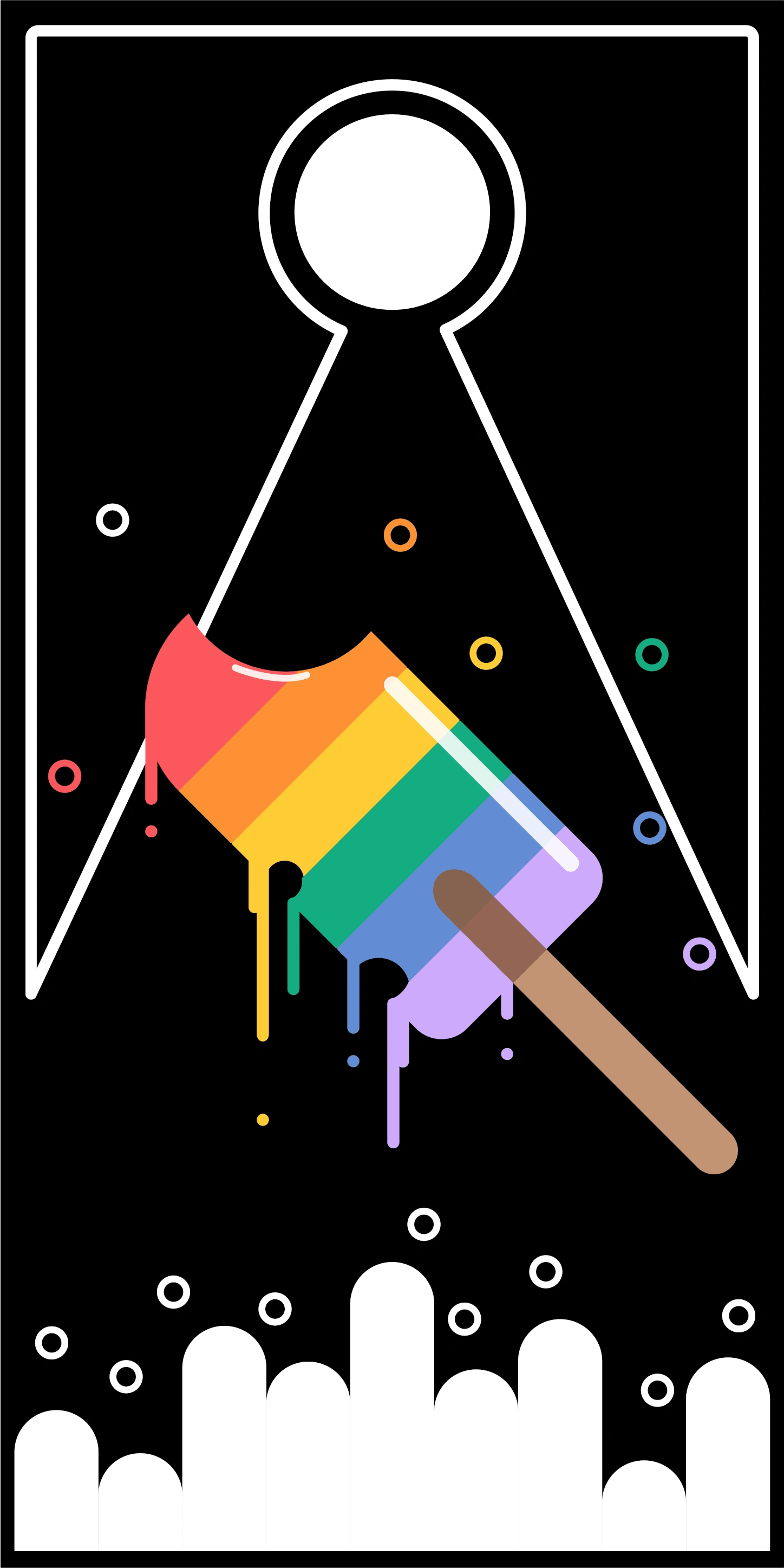 Cornhole Board Graphic