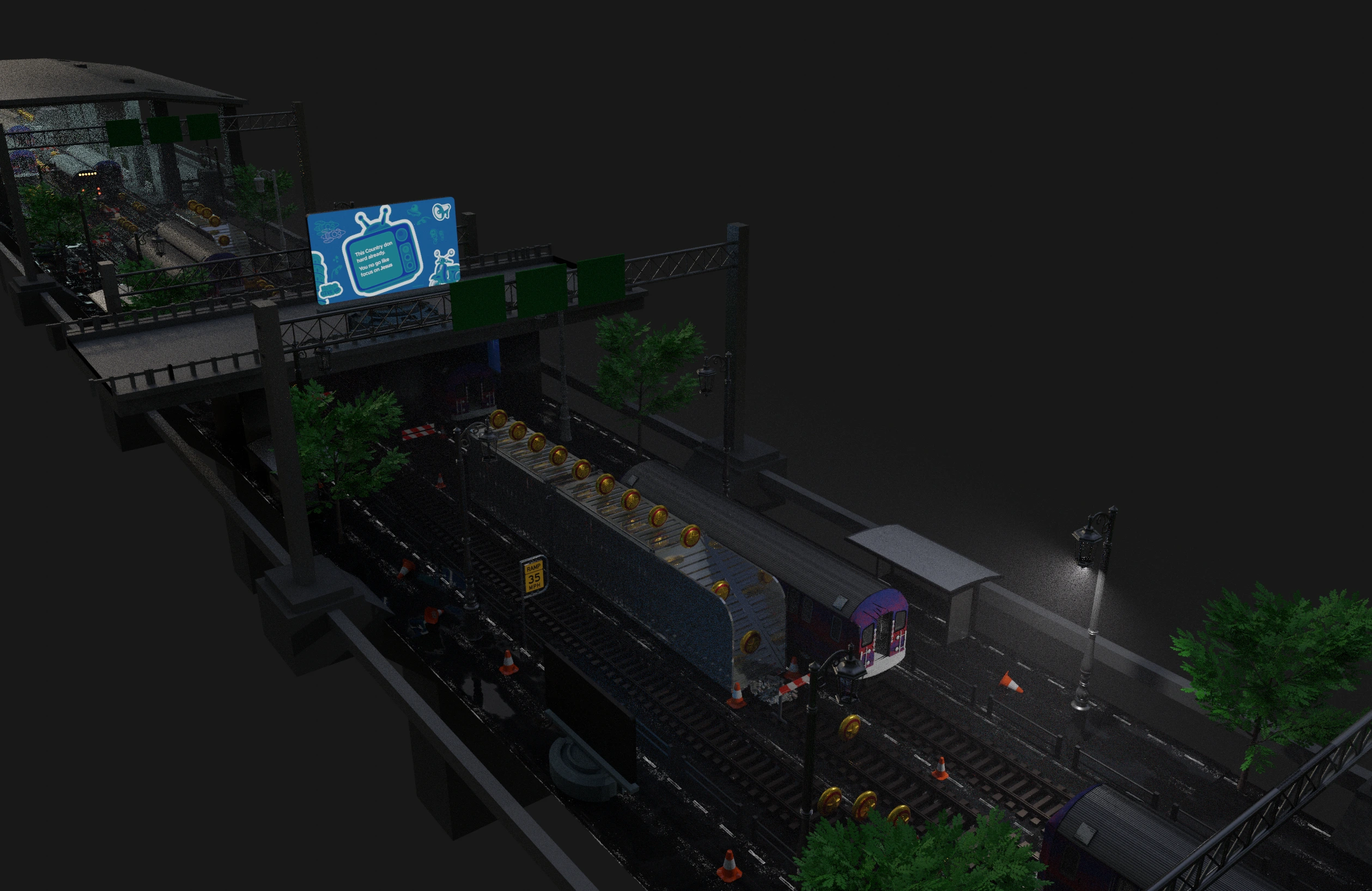 SUBWAY 3-LIGHT AND FOG