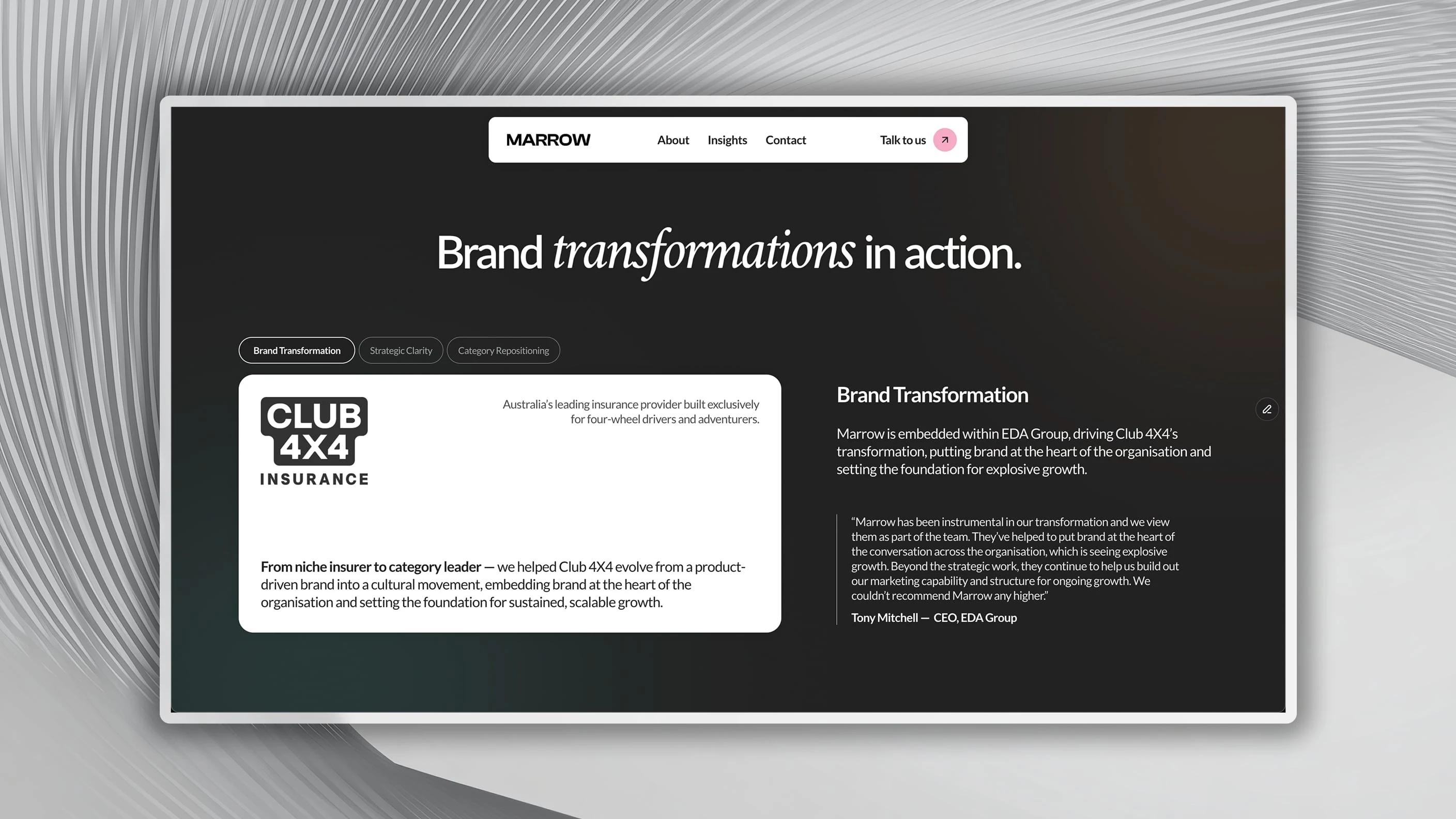 Case studies speak directly to business outcomes, and tell a complete story.