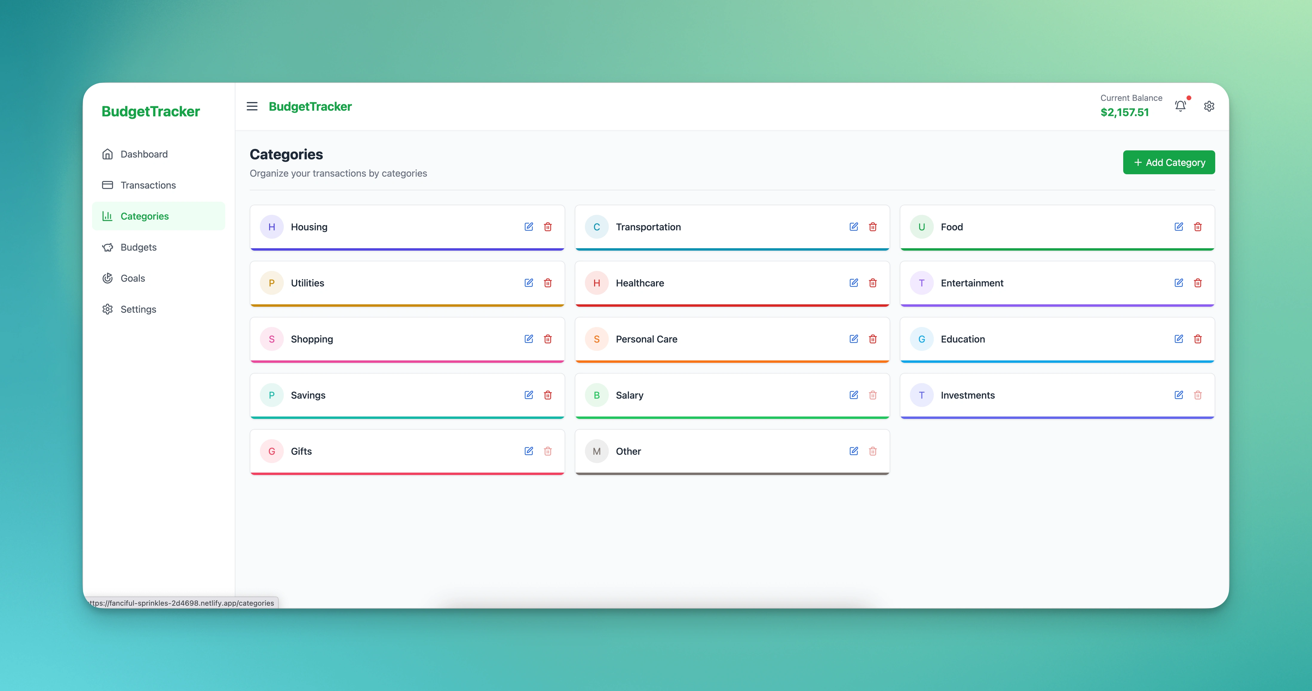 Categories