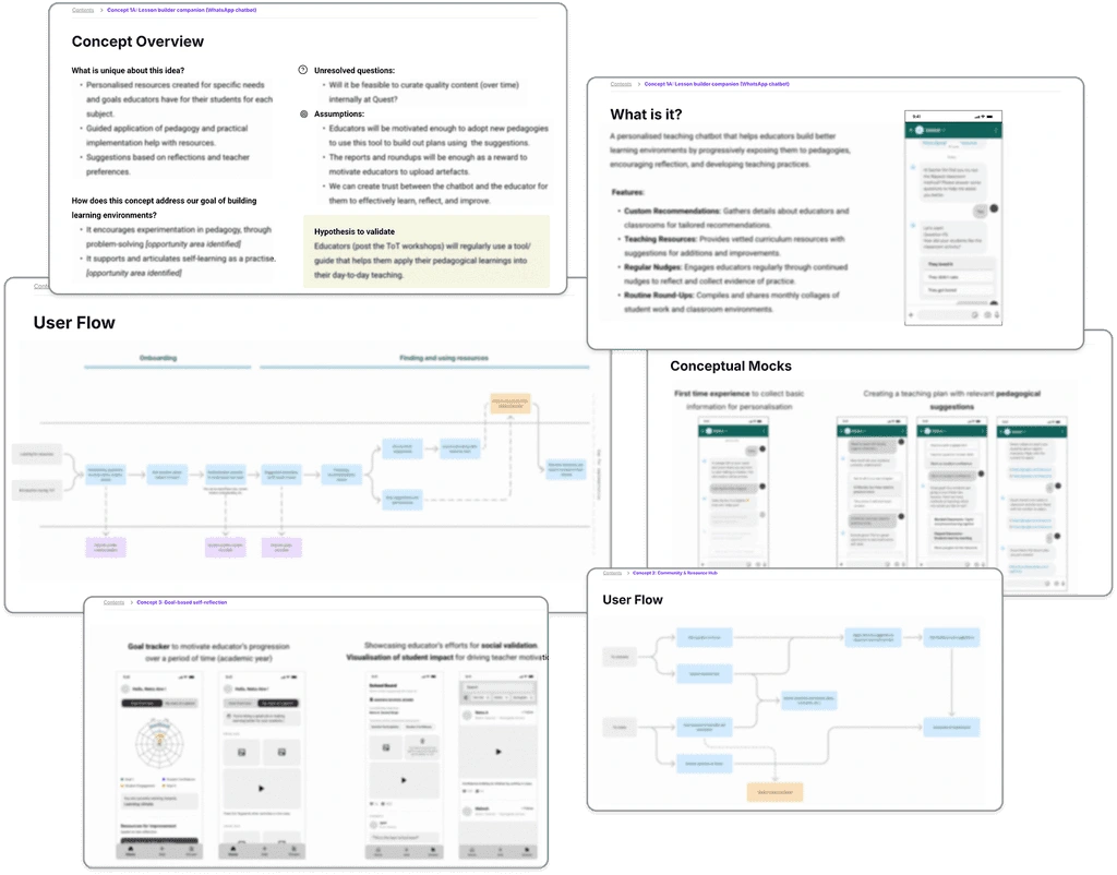 Concept deck snippets
