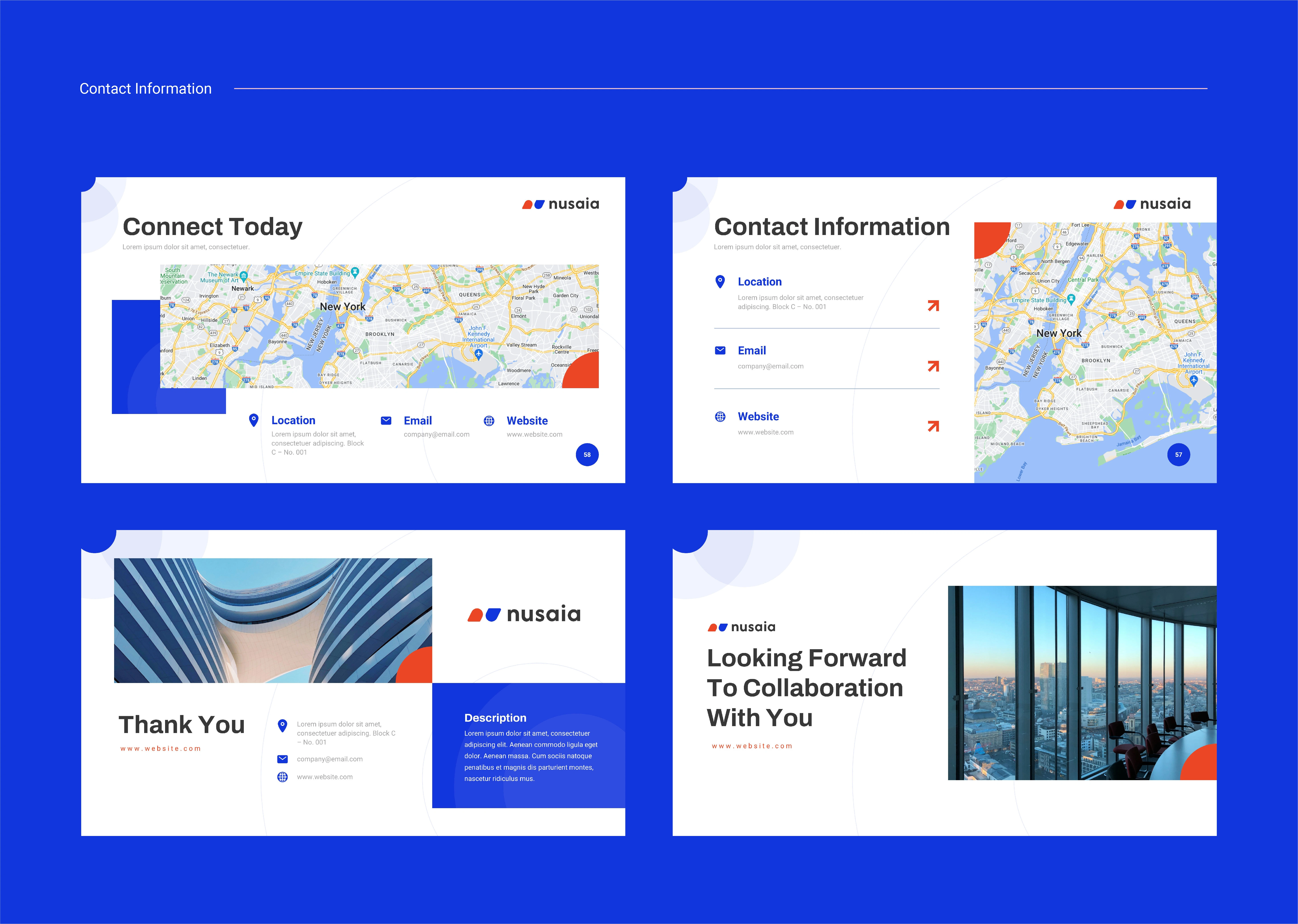 Contact us and thanks slide