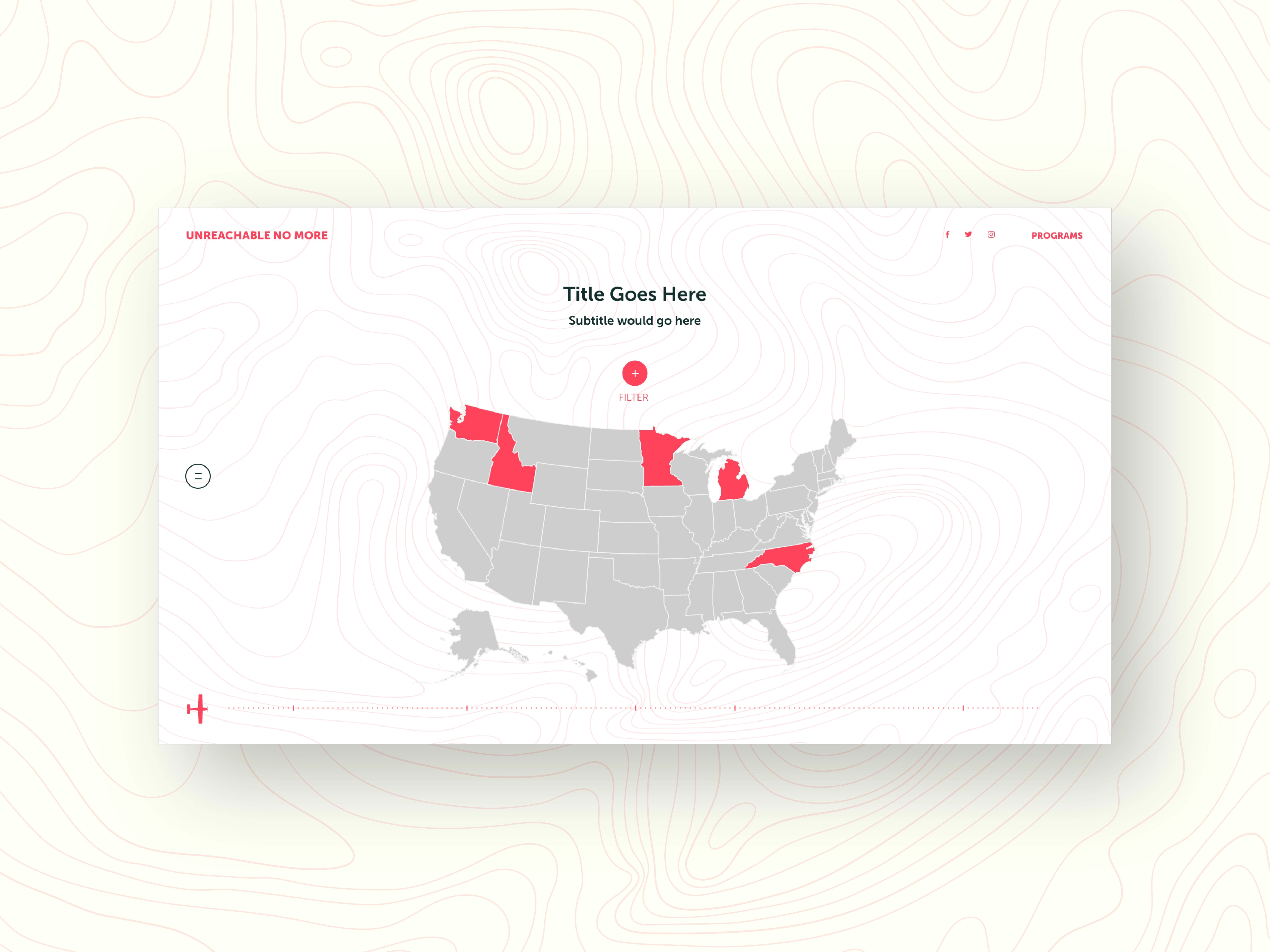 Desktop interactive map.