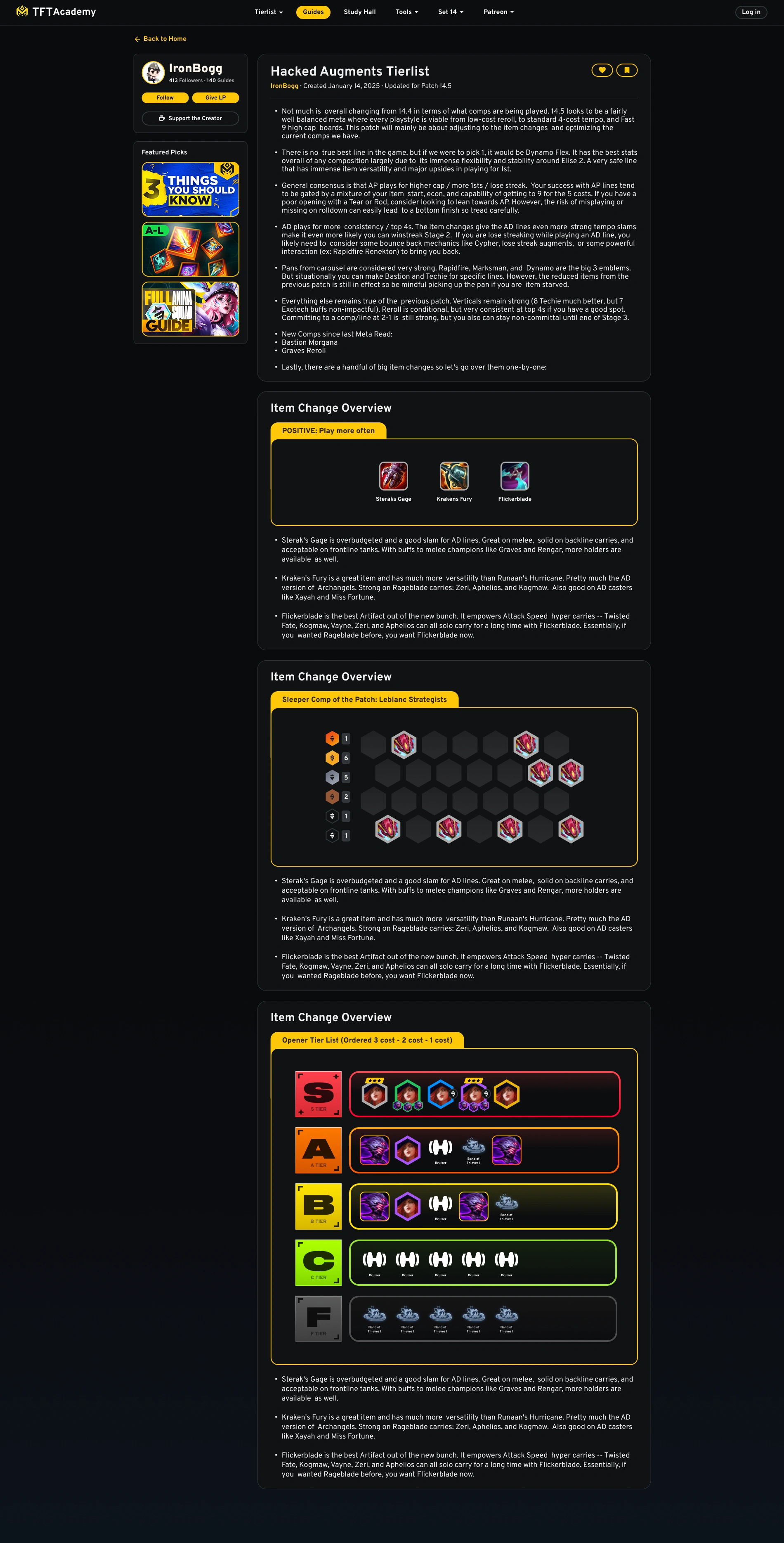 View Specific Guide Page