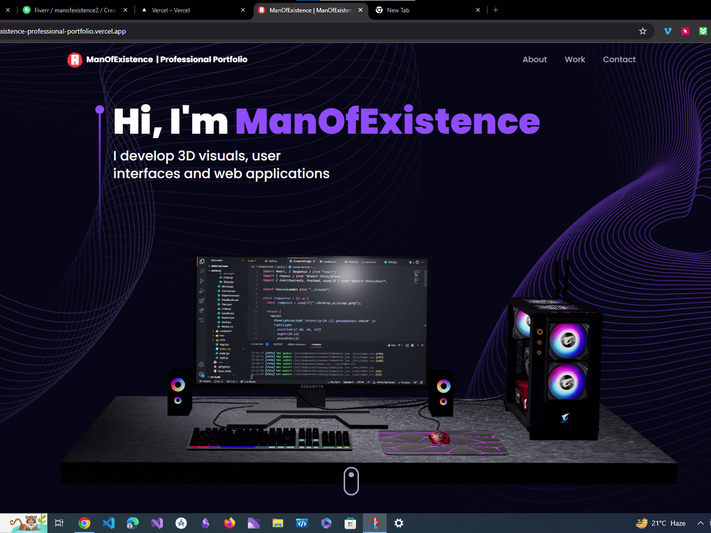 Placeholder project card media