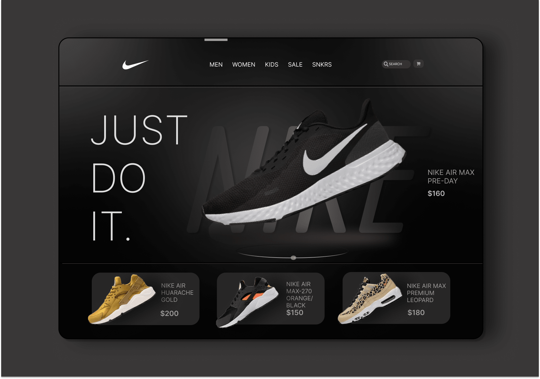 Nike 270 outlet template